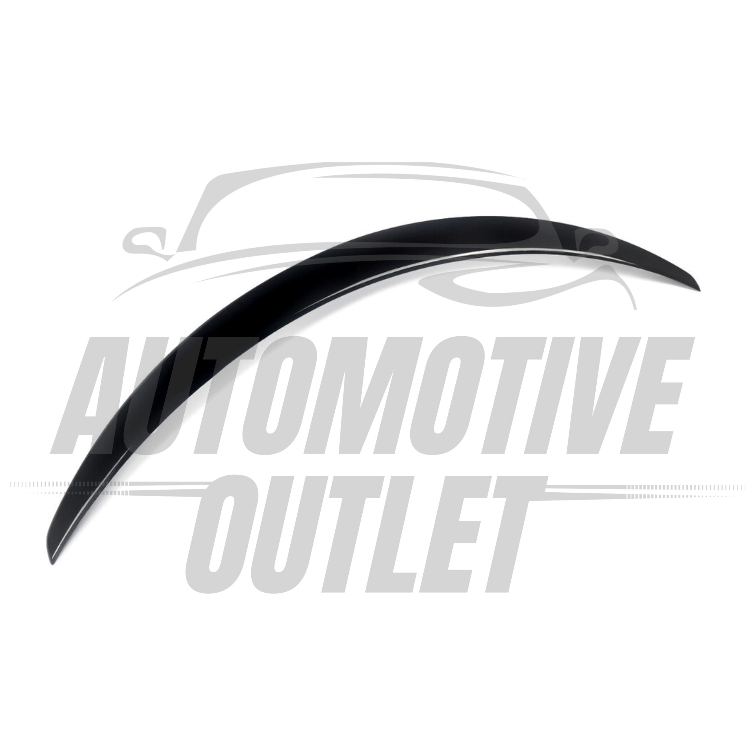 REAR BOOT SPOILER GLOSS BLACK AMG STYLE FOR MERCEDES C-CLASS COUPE C205 2015 1PC 8