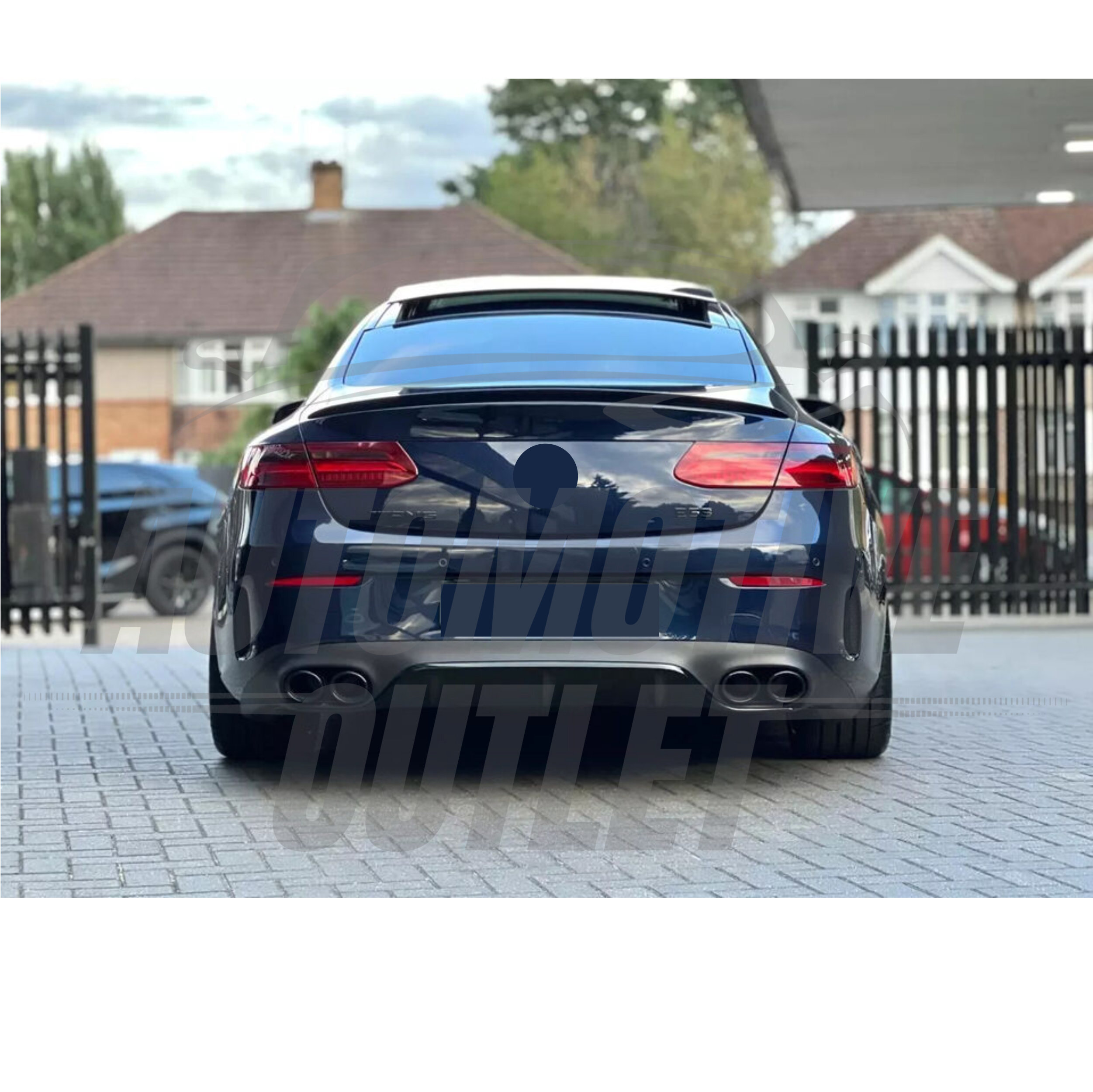 REAR BOOT SPOILER AMG COUPE GLOSS BLACK FOR MERCEDES E CLASS C238 E63S 2015+ 7