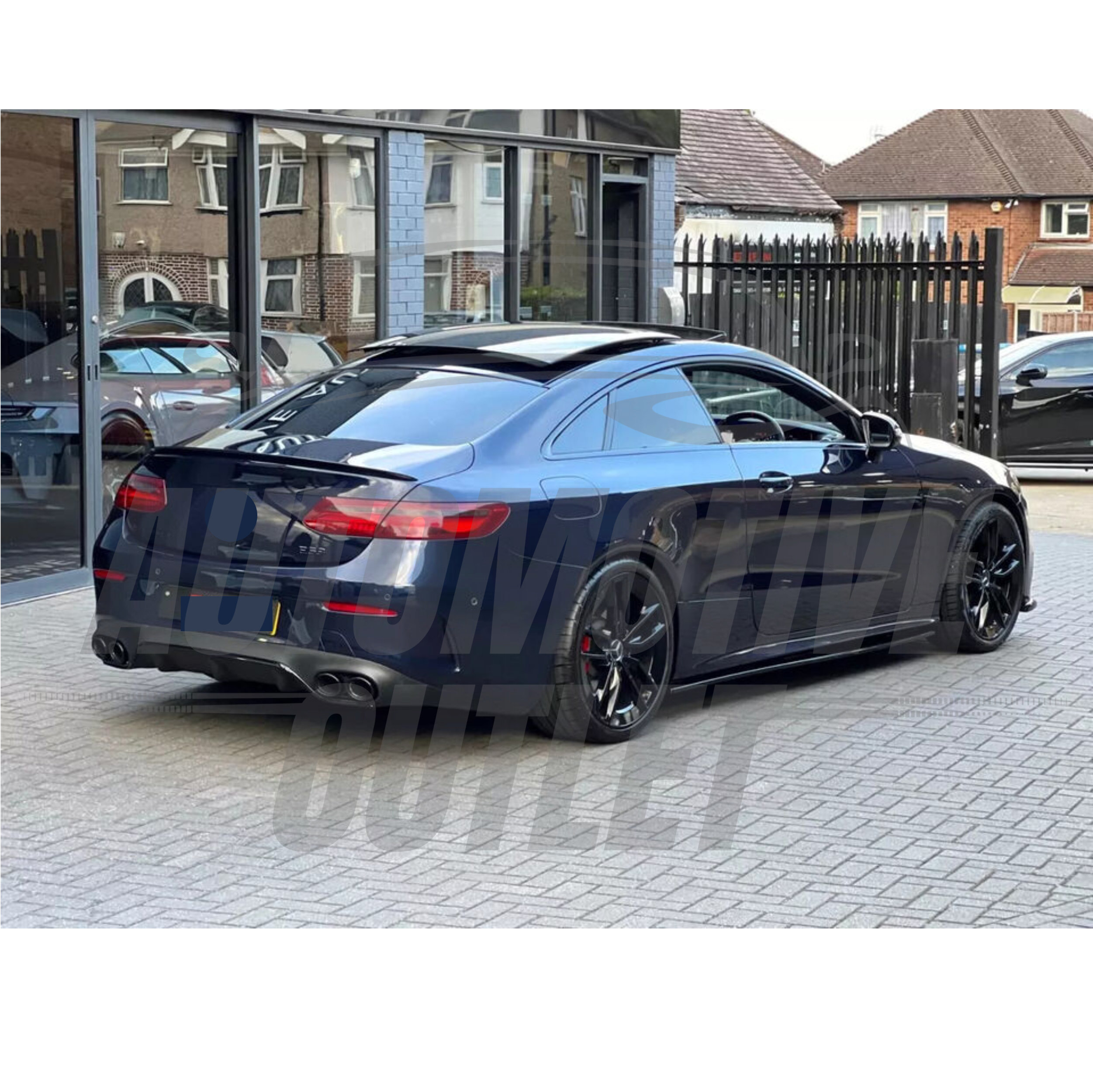 REAR BOOT SPOILER AMG COUPE GLOSS BLACK FOR MERCEDES E CLASS C238 E63S 2015+ 8