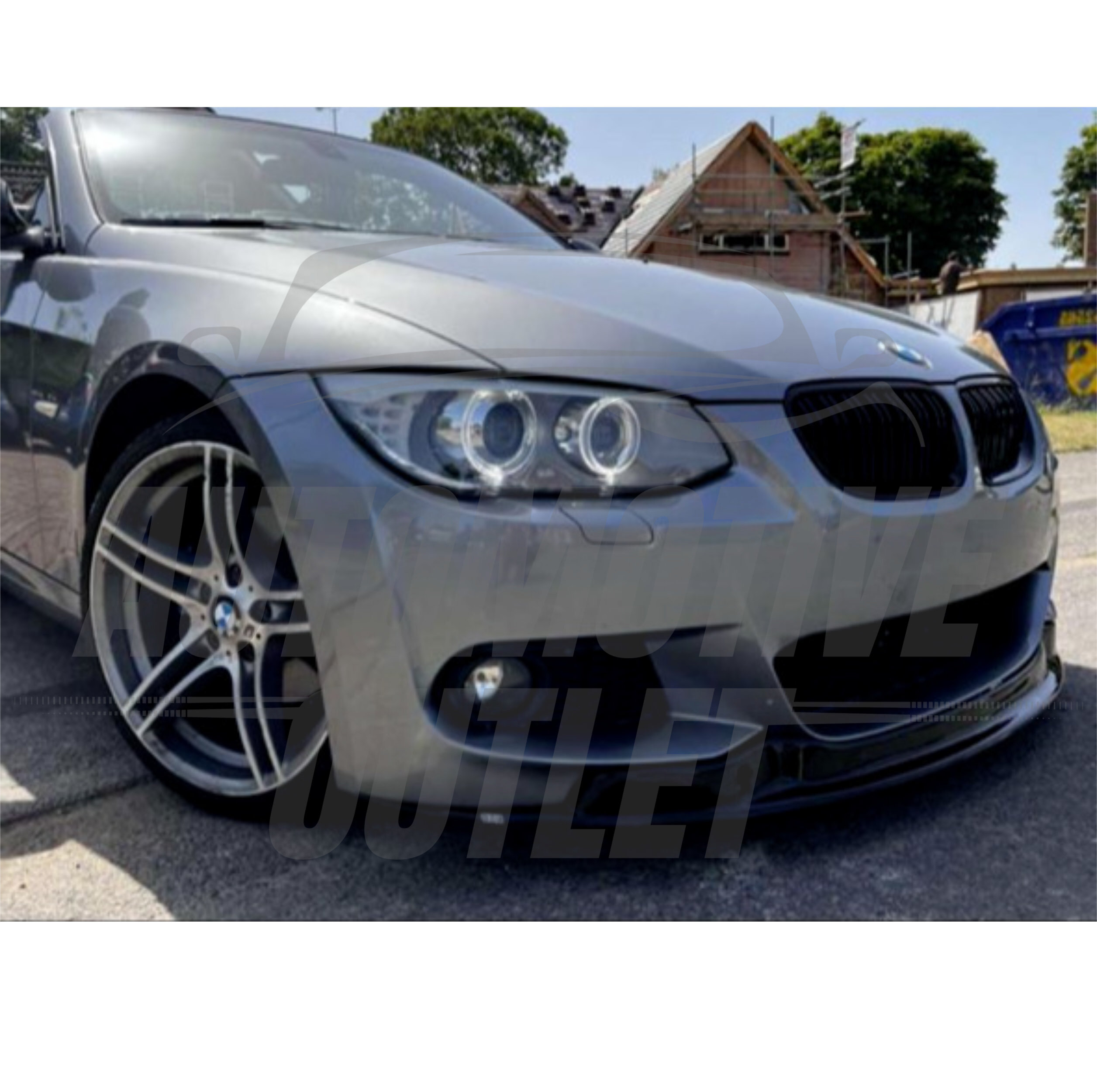 FRONT BUMPER SPOILER LIP SPLITTER FOR BMW 3 SERIES E90 E91 M SPORT LCI 2009-2012 8