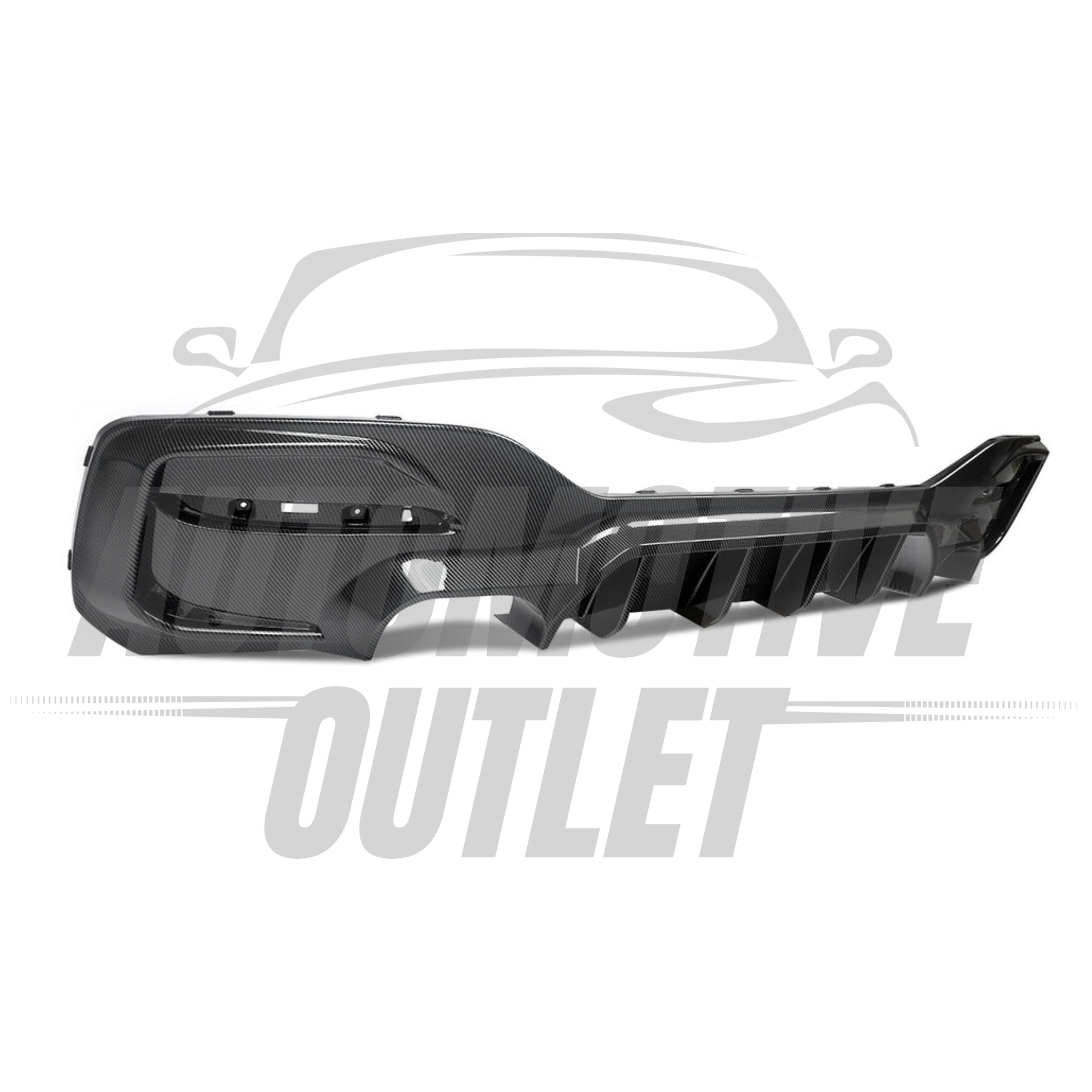 REAR DIFFUSER BUMPER PERFORMANCE SPORT LCI CARBON FOR BMW 1 SERIES F20 F21 M140I 6