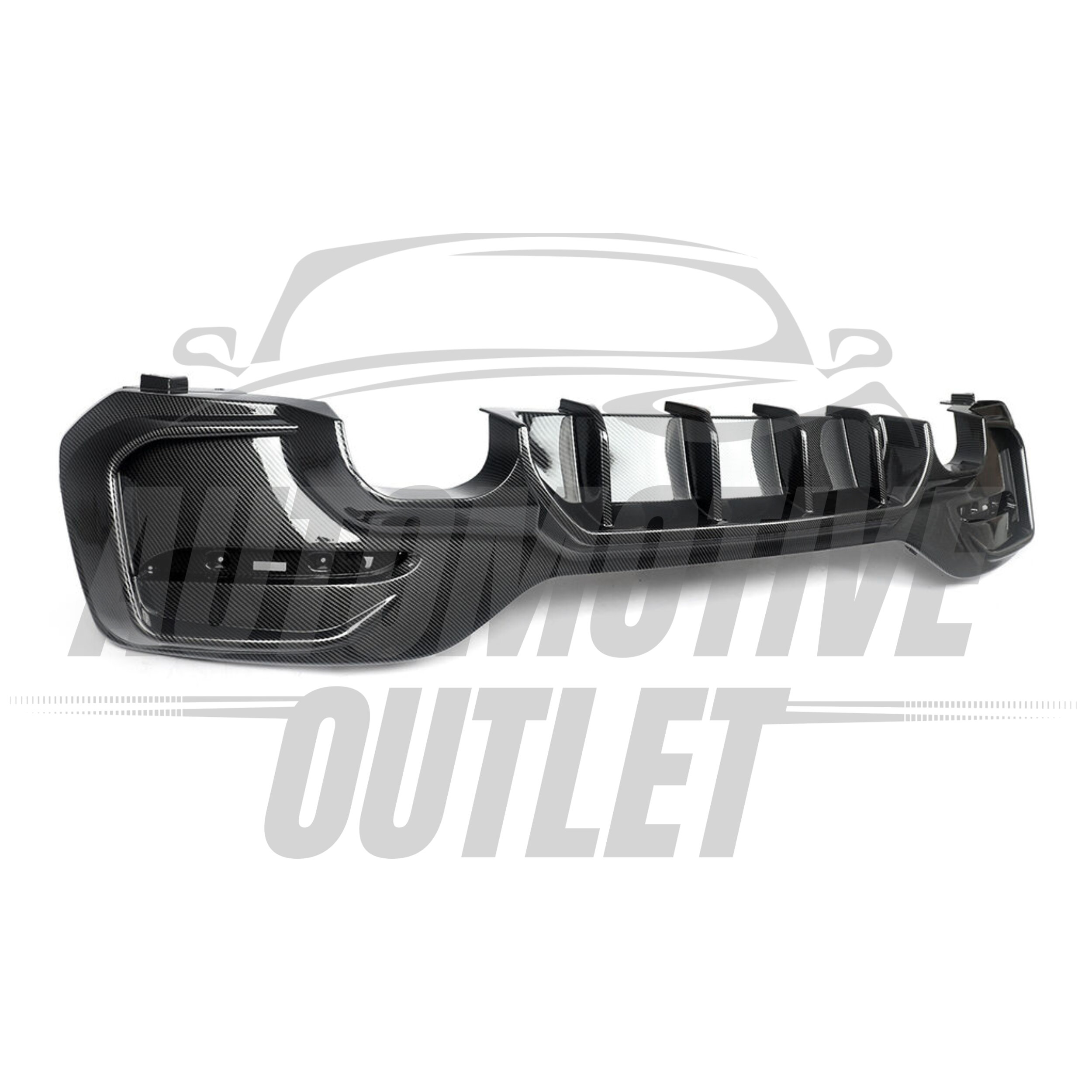 REAR DIFFUSER BUMPER PERFORMANCE SPORT LCI CARBON FOR BMW 1 SERIES F20 F21 M140I 7