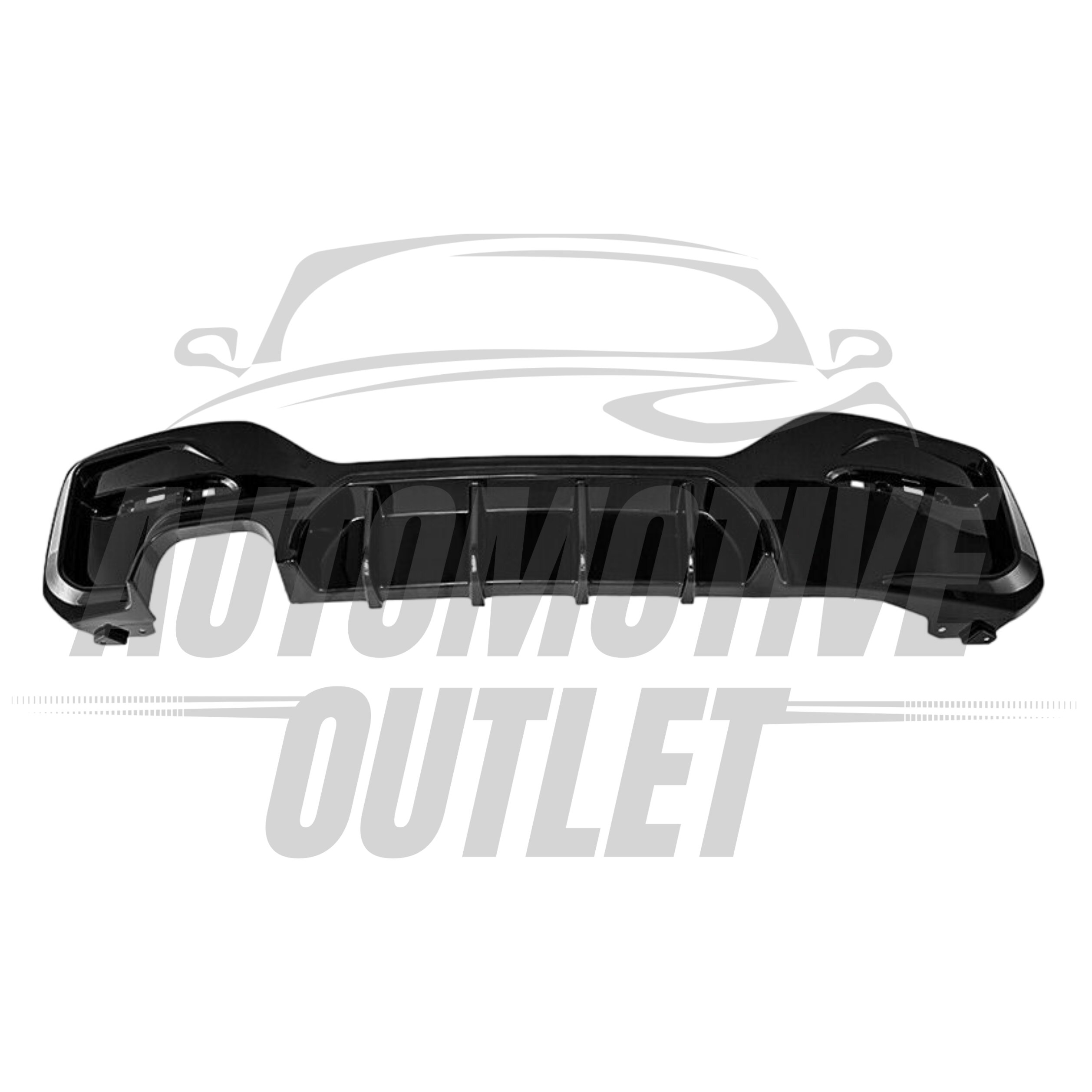 REAR DIFFUSER M PERFORMANCE SPORT LCI GLOSS BLACK FOR BMW 1SERIES F20 120D M135I 2