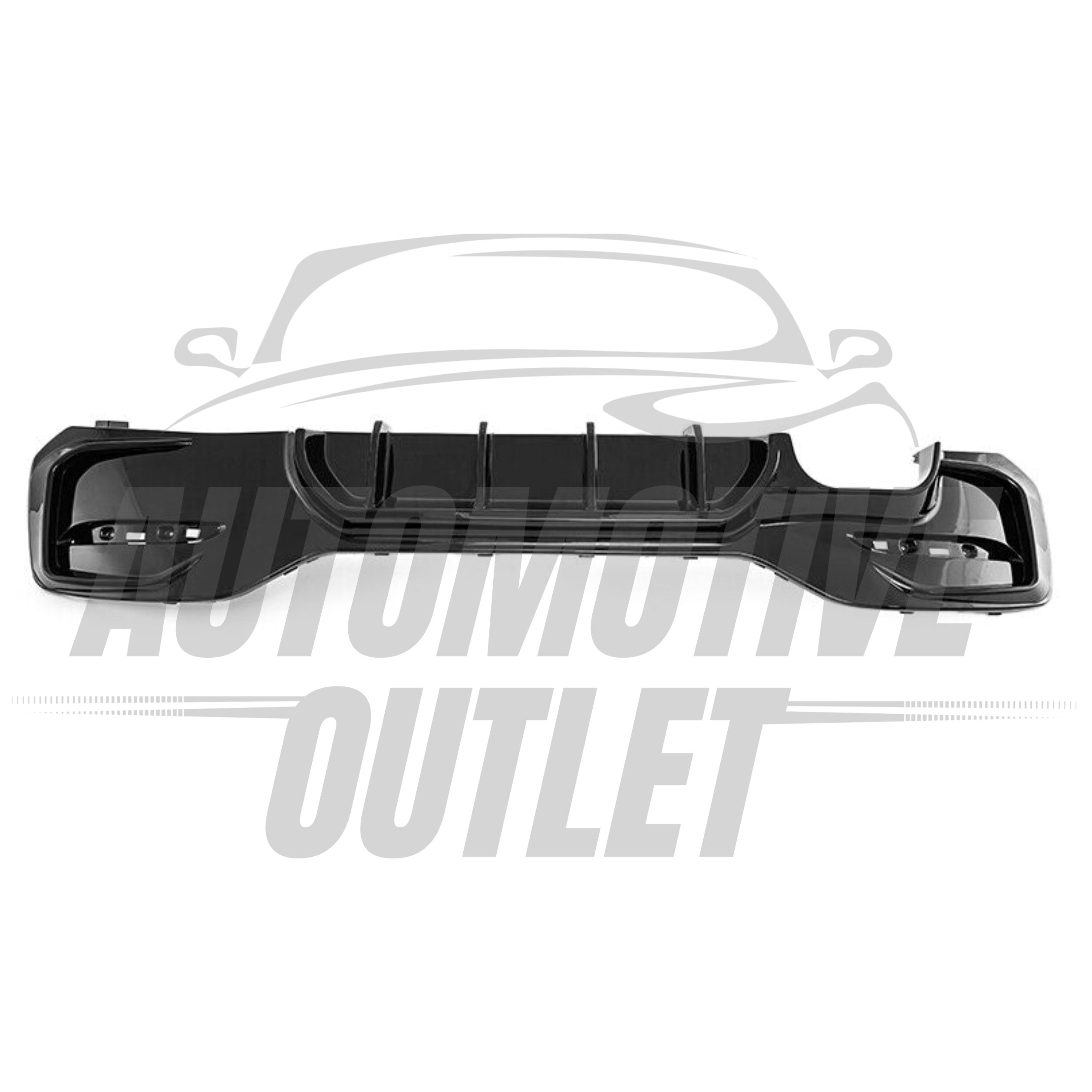 REAR DIFFUSER M PERFORMANCE SPORT LCI GLOSS BLACK FOR BMW 1SERIES F20 120D M135I 6