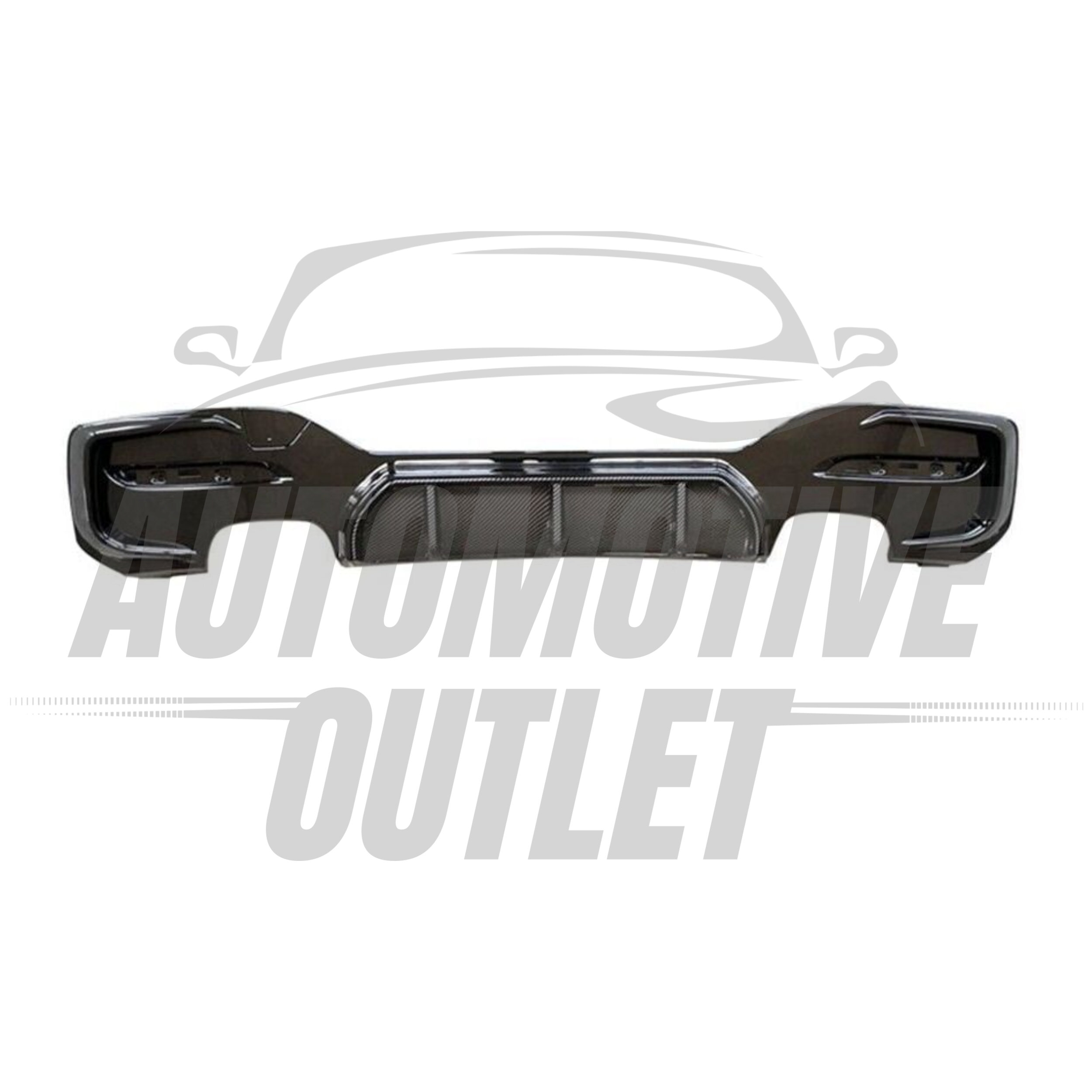 REAR DIFFUSER BUMPER PERFORMANCE SPORT LCI GLASS CARBON FOR BMW 1 SERIES M140I 2