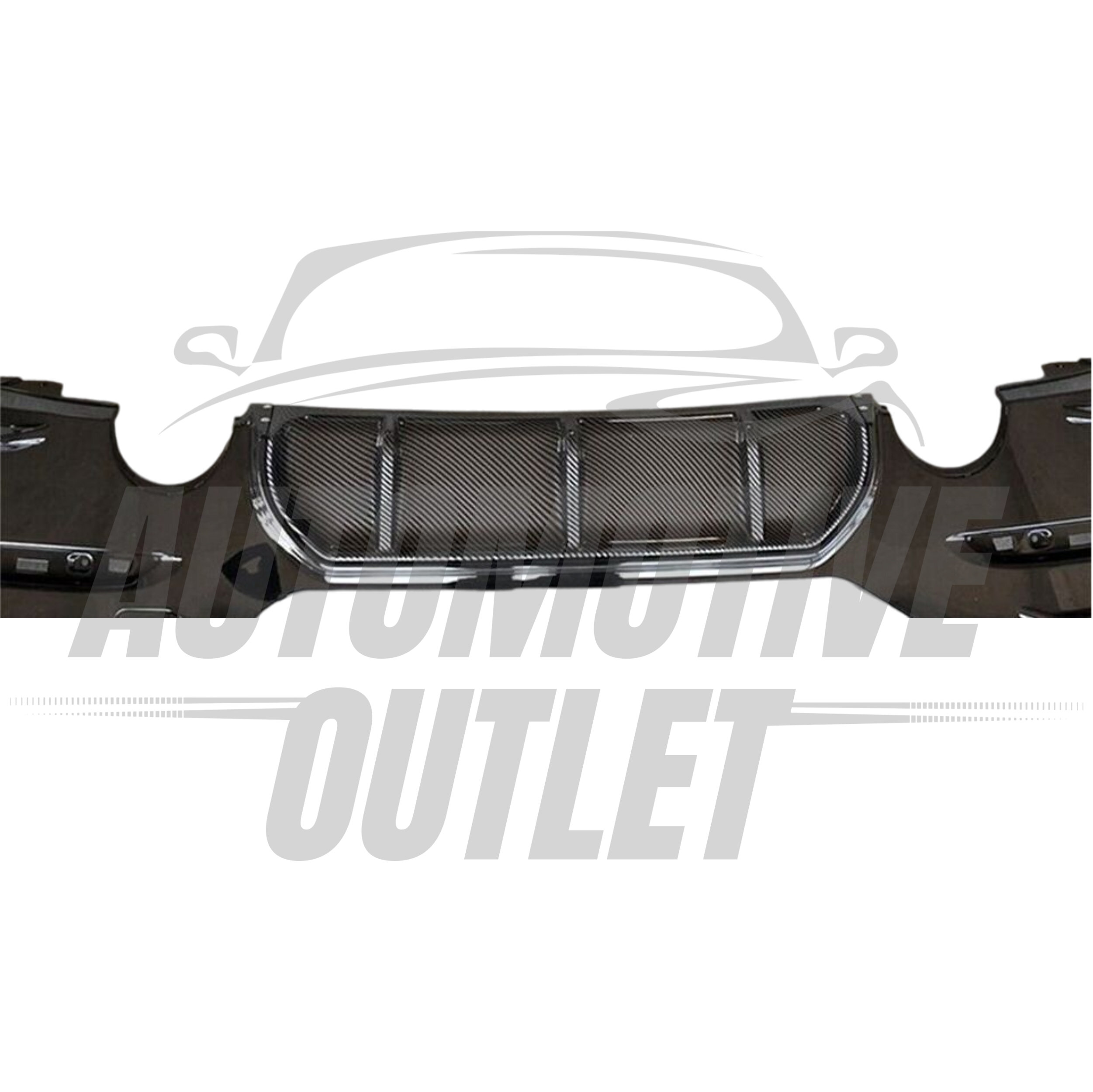 REAR DIFFUSER BUMPER PERFORMANCE SPORT LCI GLASS CARBON FOR BMW 1 SERIES M140I 3