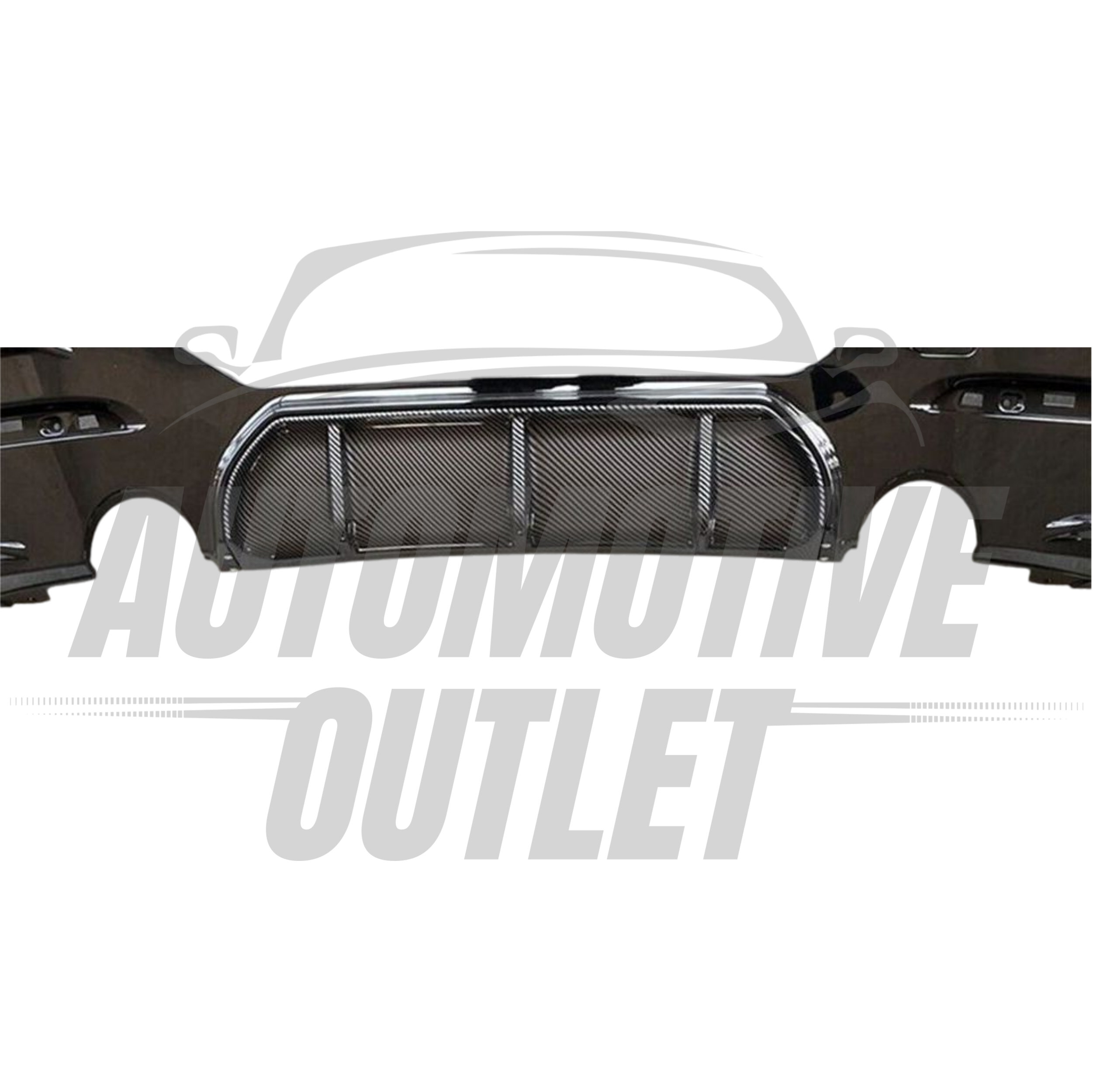 REAR DIFFUSER BUMPER PERFORMANCE SPORT LCI GLASS CARBON FOR BMW 1 SERIES M140I 4
