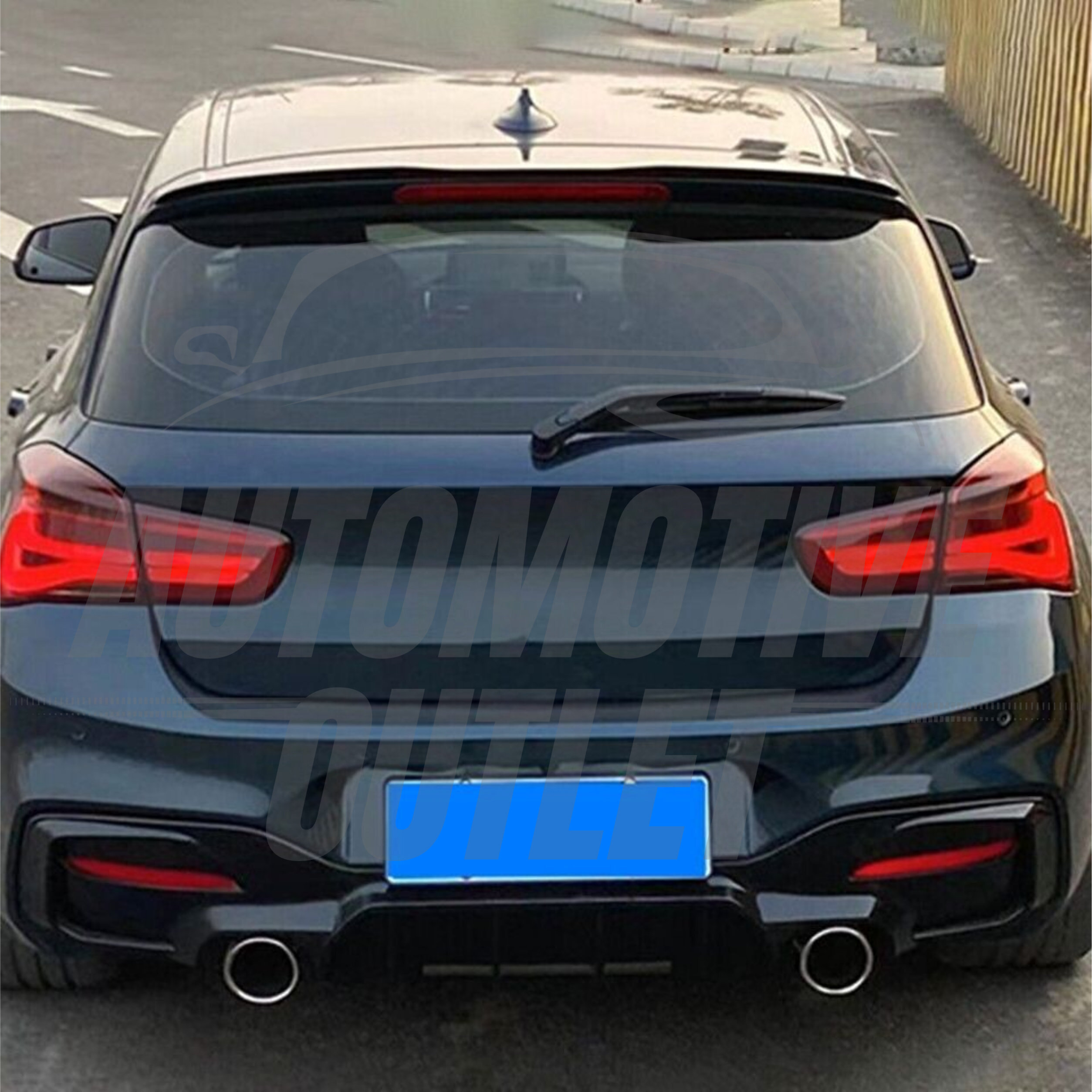REAR DIFFUSER BUMPER PERFORMANCE SPORT LCI GLASS CARBON FOR BMW 1 SERIES M140I 6