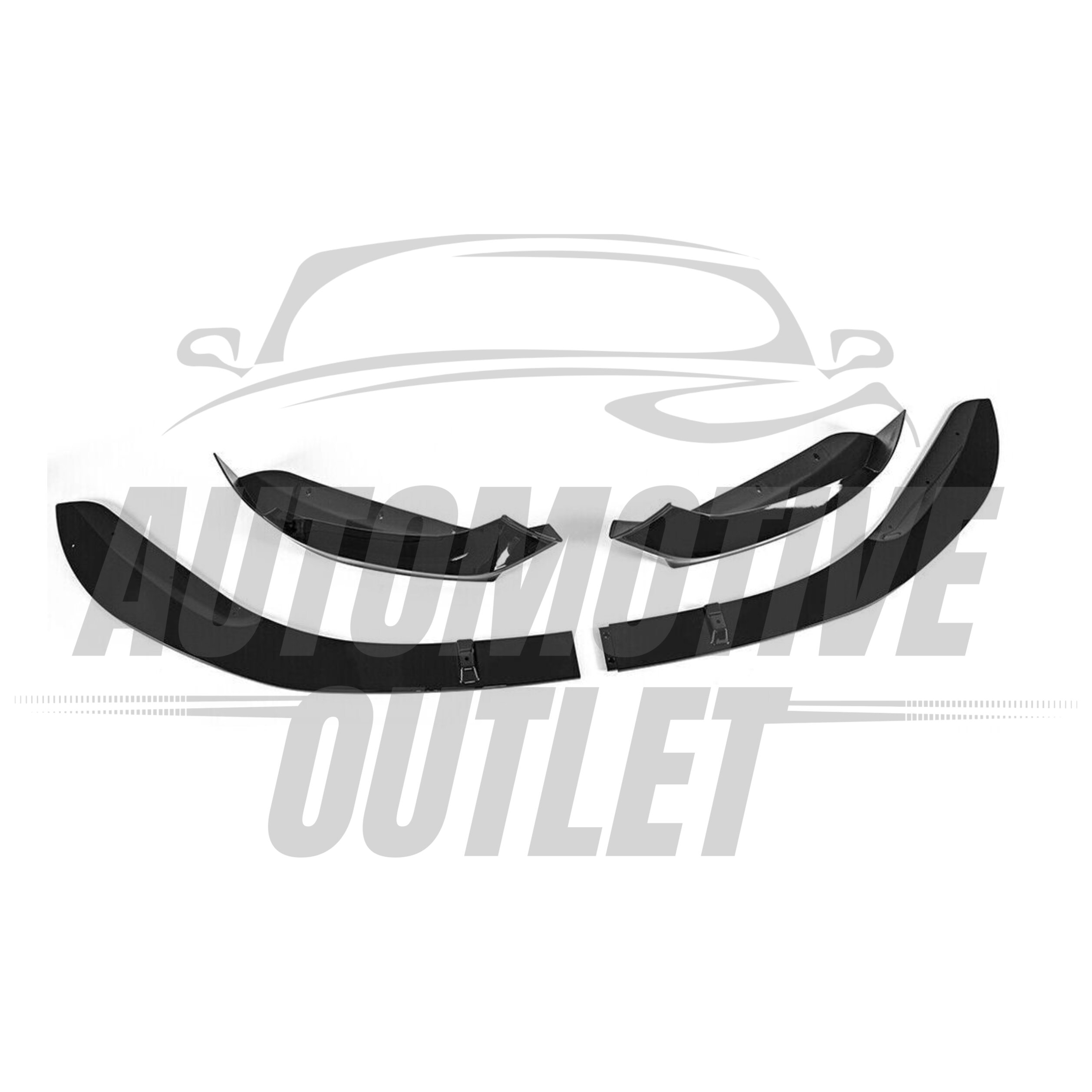 FRONT SPLITTER M PERFORMANCE LCI GLOSS BLACK FOR BMW 1SERIES F20 F21 M140I 15-18 5
