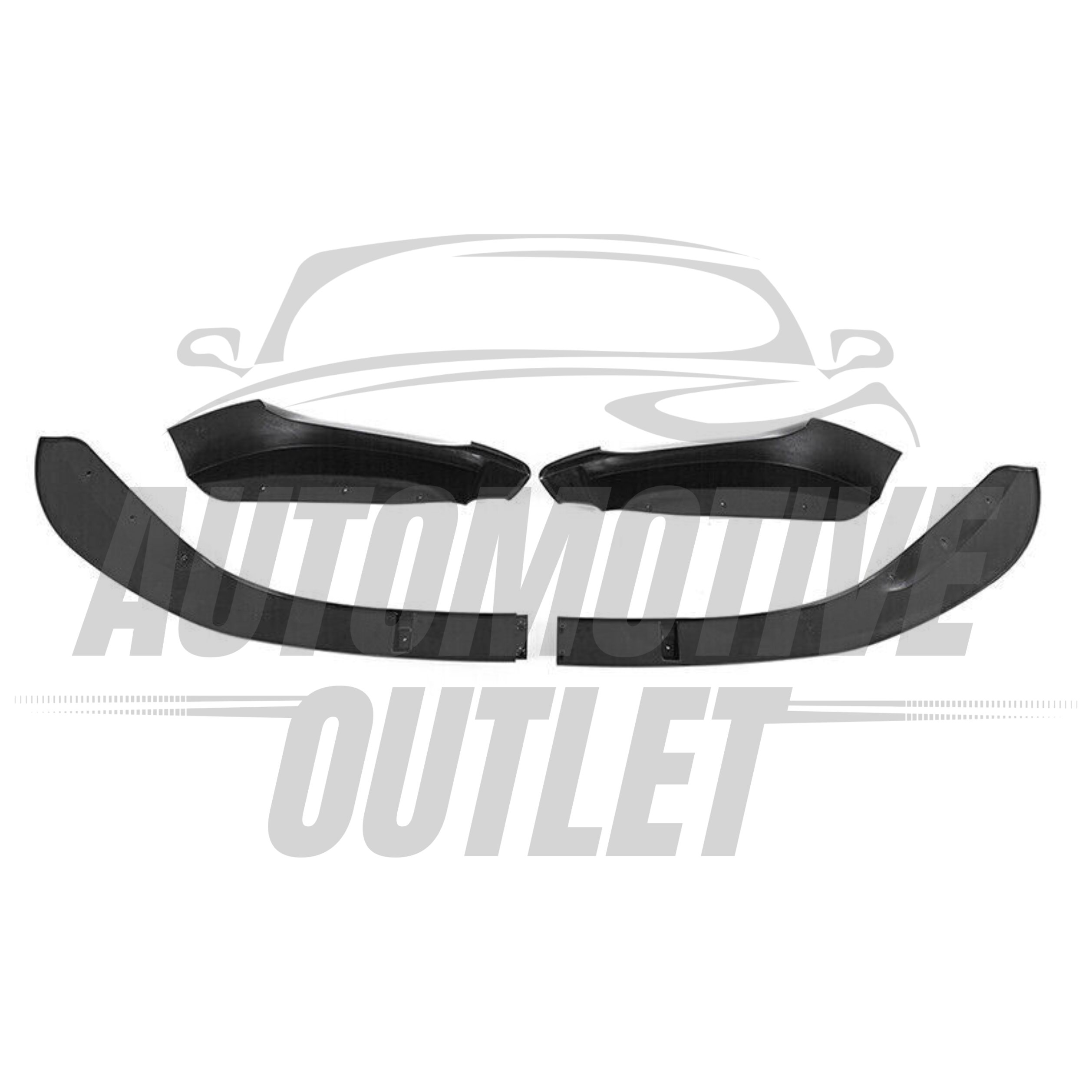 FRONT SPLITTER M PERFORMANCE LCI GLOSS BLACK FOR BMW 1SERIES F20 F21 M140I 15-18 6