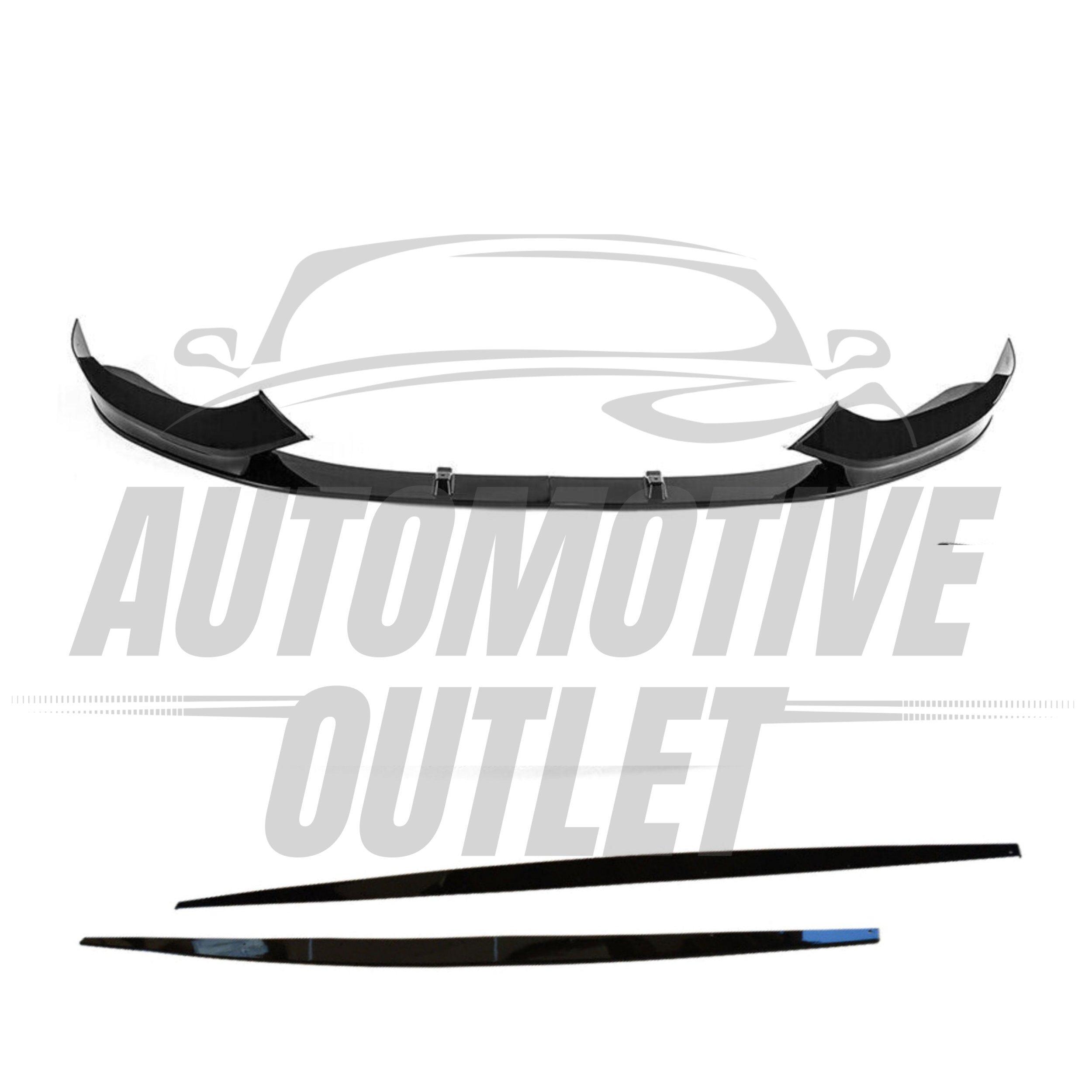 FRONT SIDE BUMPER M PERFORMANCE GLOSS BLACK FOR BMW 1 SERIES F20 F21 M140I 11-19 2