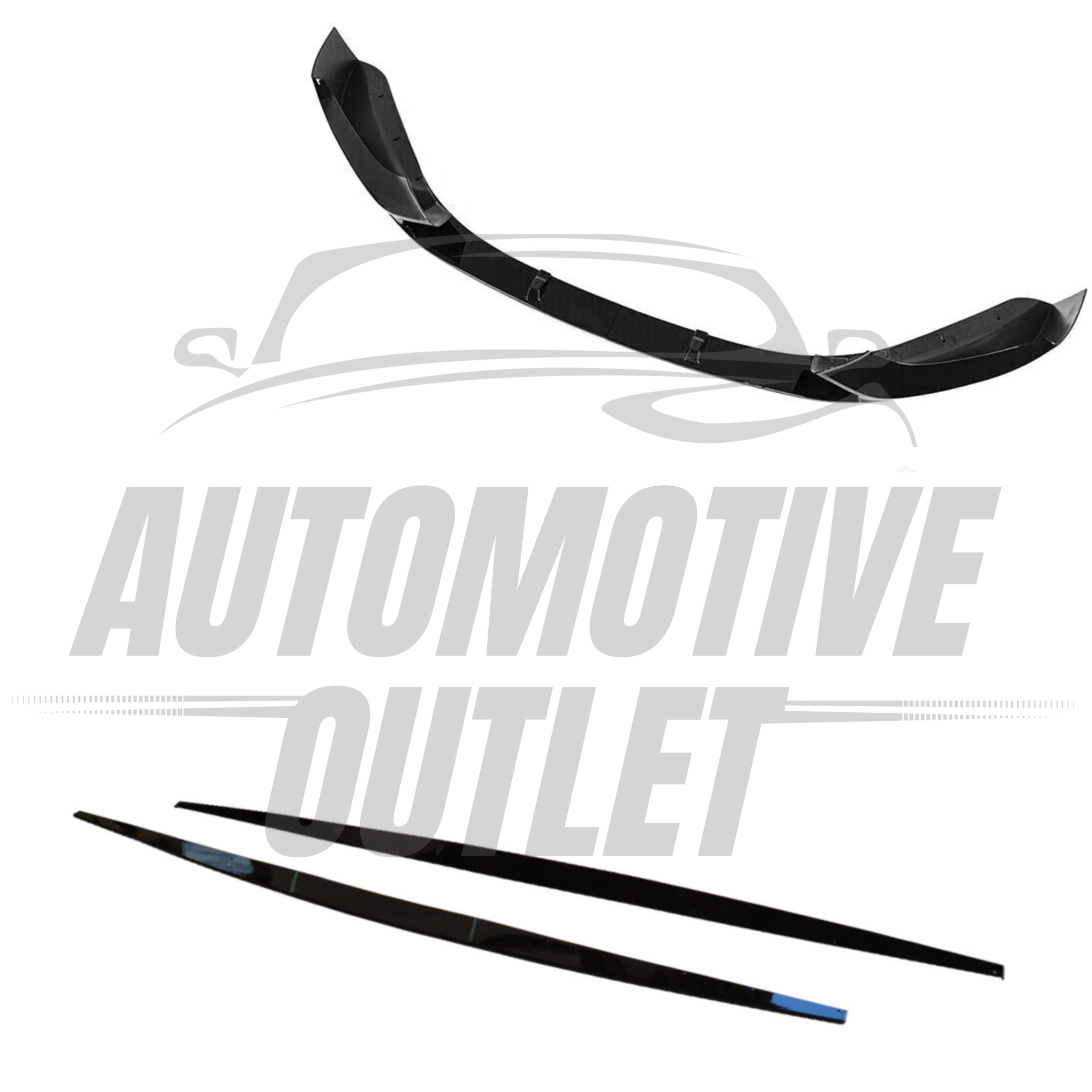 FRONT SIDE BUMPER M PERFORMANCE GLOSS BLACK FOR BMW 1 SERIES F20 F21 M140I 11-19 3