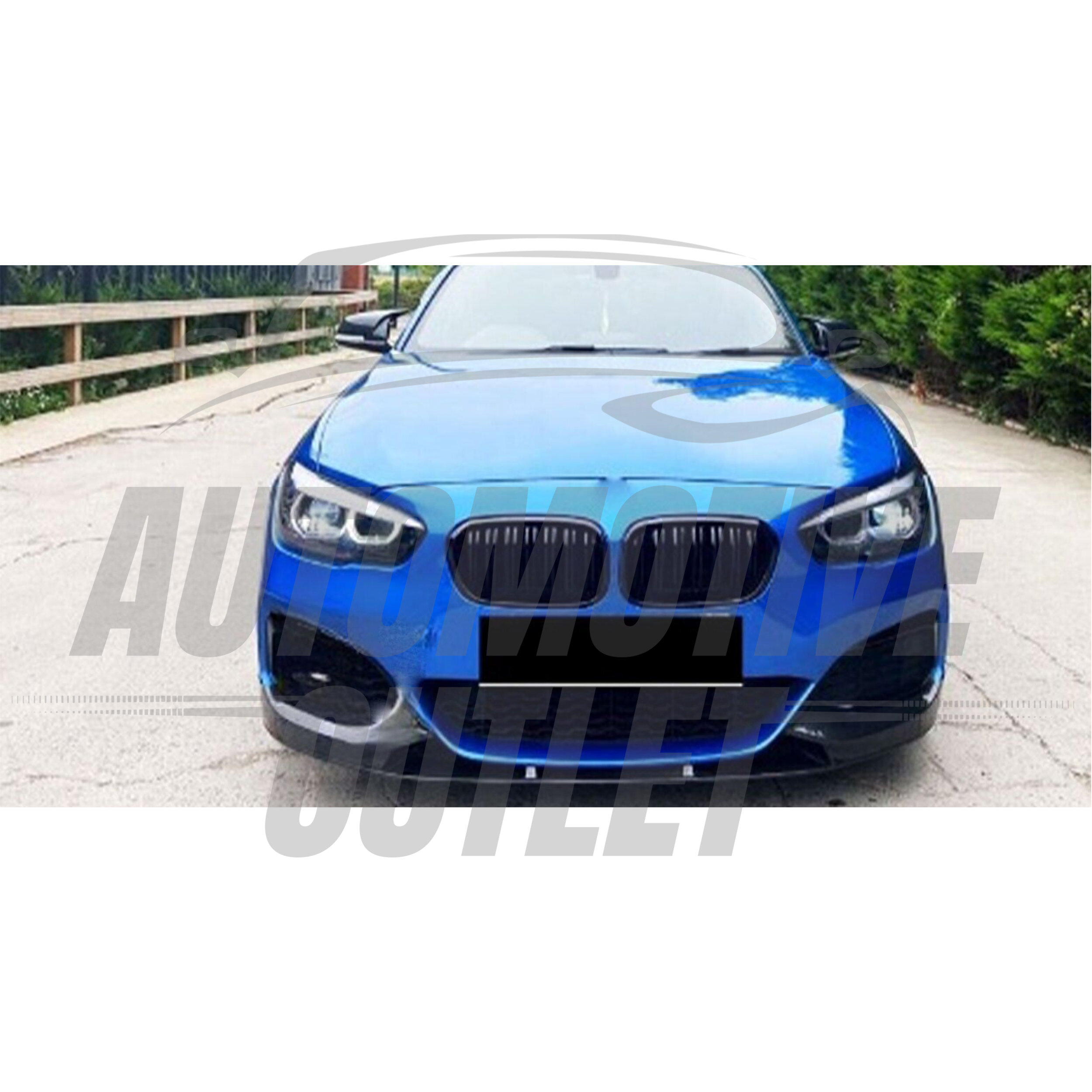 FRONT SIDE BUMPER M PERFORMANCE GLOSS BLACK FOR BMW 1 SERIES F20 F21 M140I 11-19 6