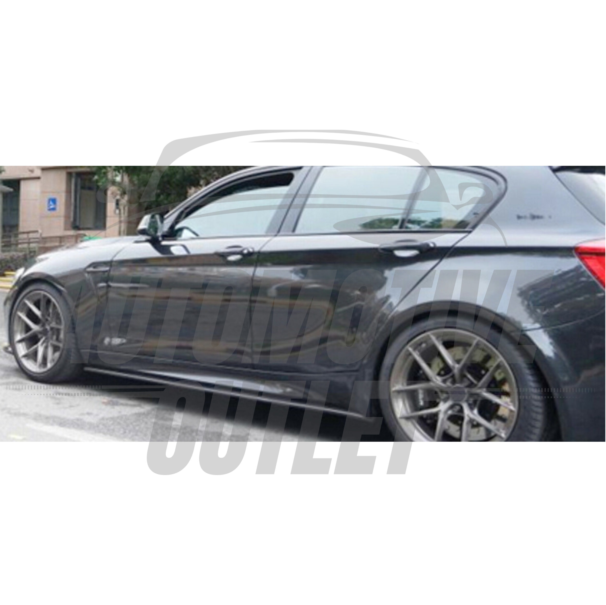 FRONT SIDE BUMPER M PERFORMANCE GLOSS BLACK FOR BMW 1 SERIES F20 F21 M140I 11-19 7