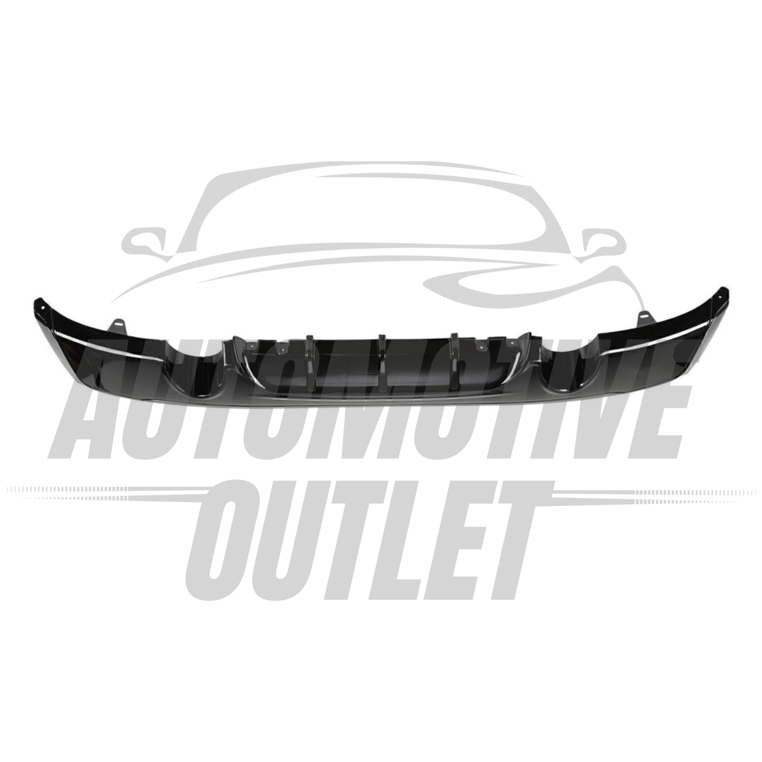 REAR DIFFUSER M PERFORMANCE STYLE GLOSS BLACK FOR BMW 2 SERIES F22 F23 2012-2021 3