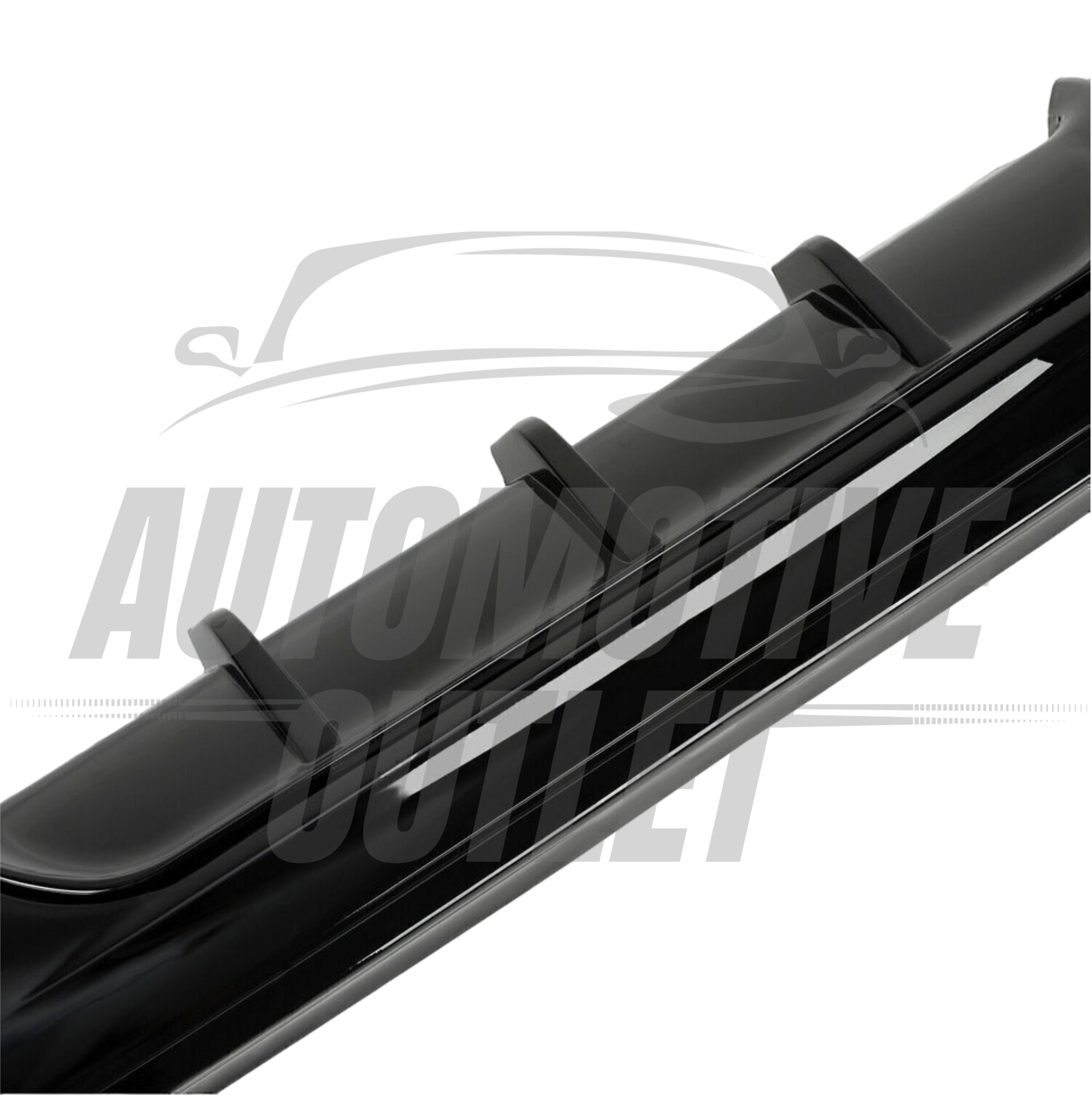 REAR DIFFUSER M PERFORMANCE STYLE GLOSS BLACK FOR BMW 2 SERIES F22 F23 2012-2021 7