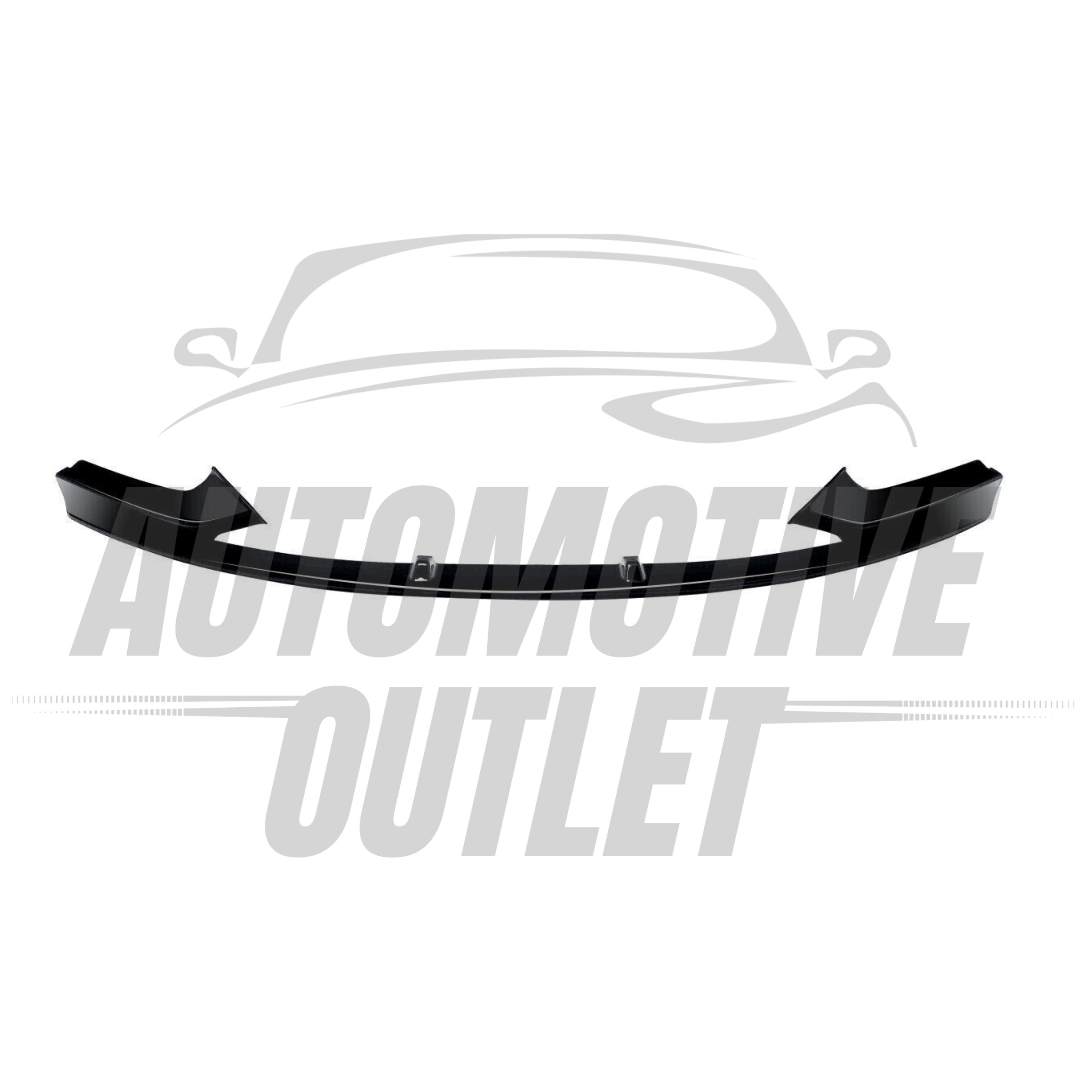 FRONT SPLITTER M PERFORMANCE STYLE GLOSS BLACK FOR BMW 2 SERIES F22 F23 2014-21+ 2