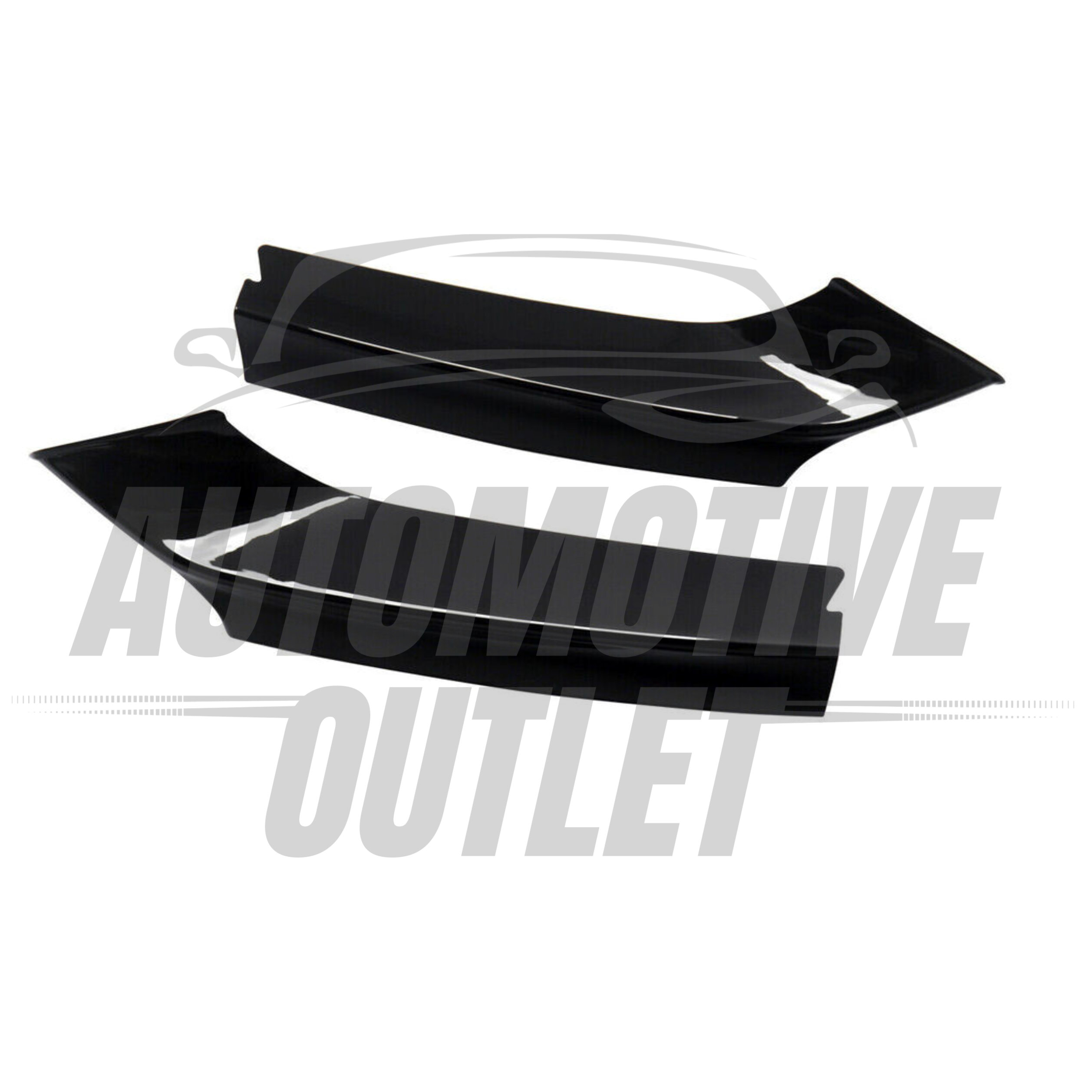 FRONT SPLITTER M PERFORMANCE STYLE GLOSS BLACK FOR BMW 2 SERIES F22 F23 2014-21+ 3