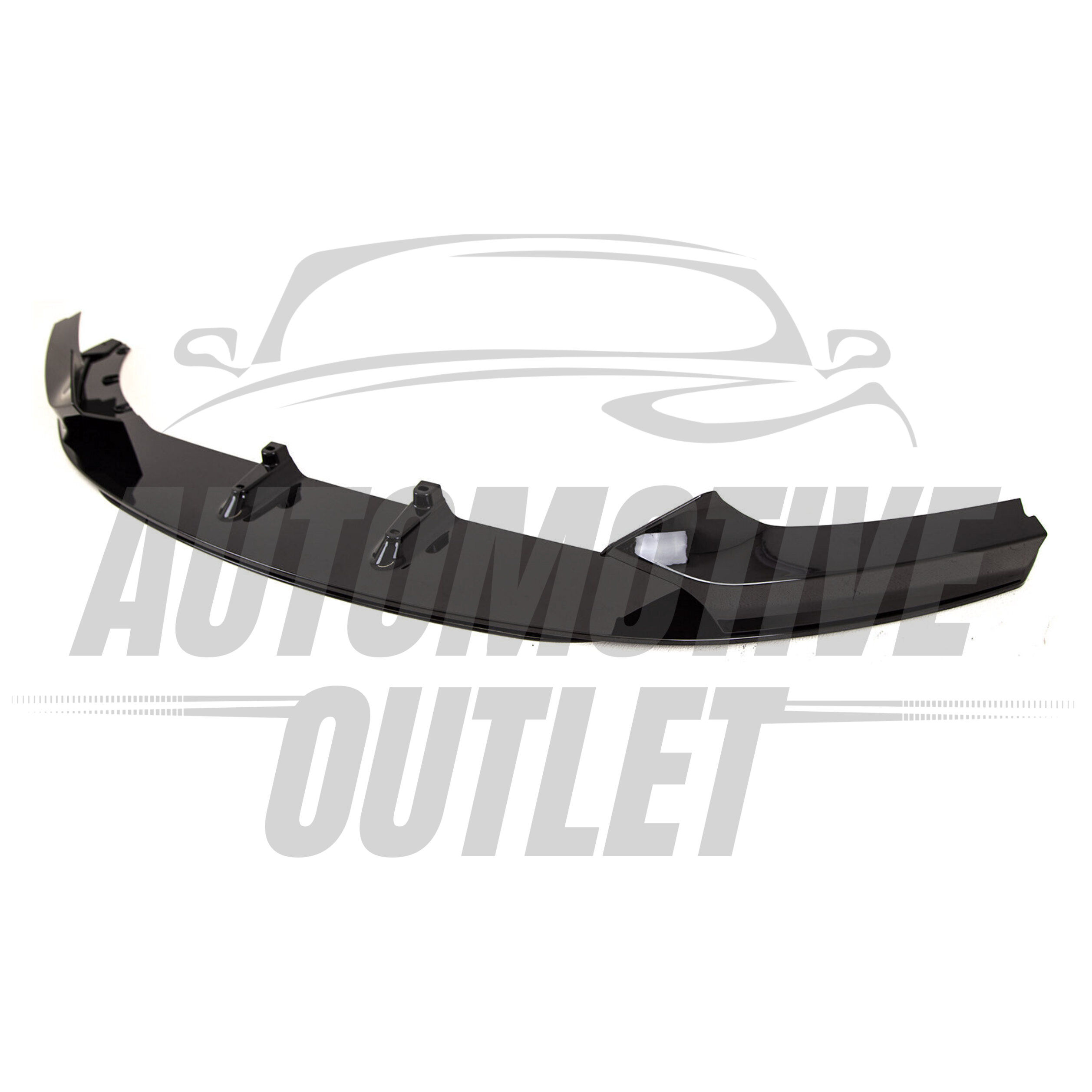 FRONT SPLITTER M PERFORMANCE STYLE GLOSS BLACK FOR BMW 2 SERIES F22 F23 2014-21+ 5