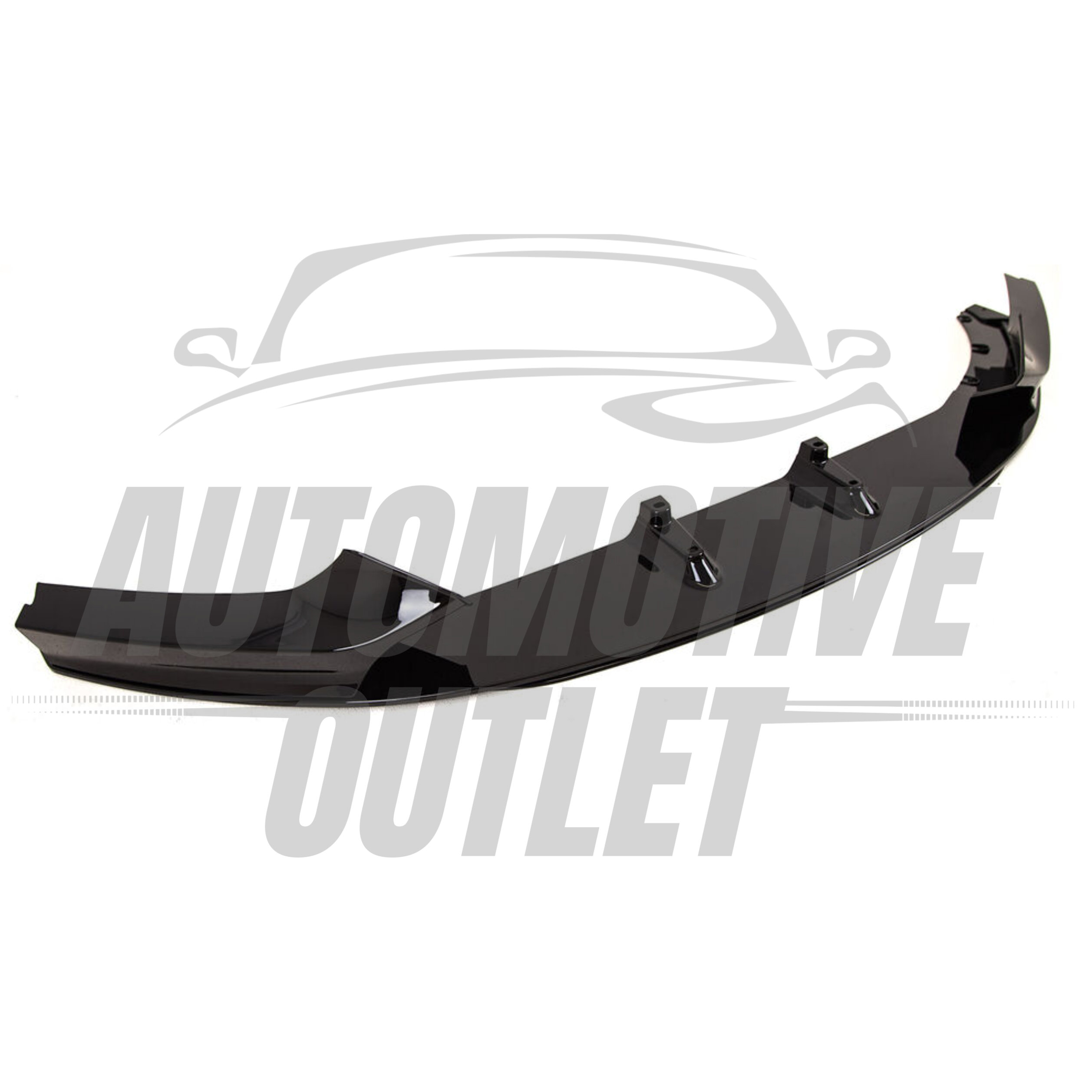 FRONT SPLITTER M PERFORMANCE STYLE GLOSS BLACK FOR BMW 2 SERIES F22 F23 2014-21+ 6
