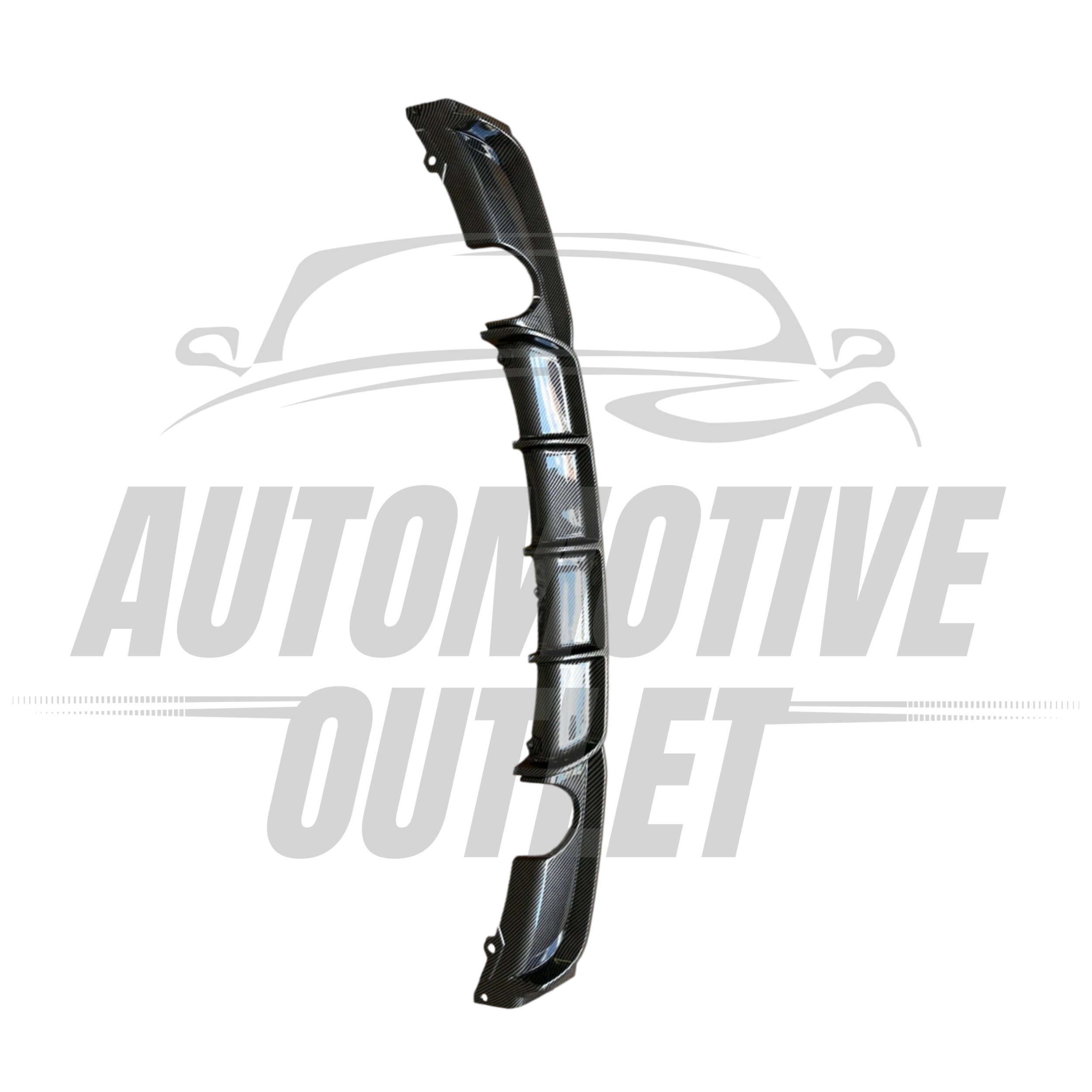 REAR VALANCE DIFFUSER DUAL EXIT M SPORT CARBON FOR BMW 3 SERIES F30 F31 4