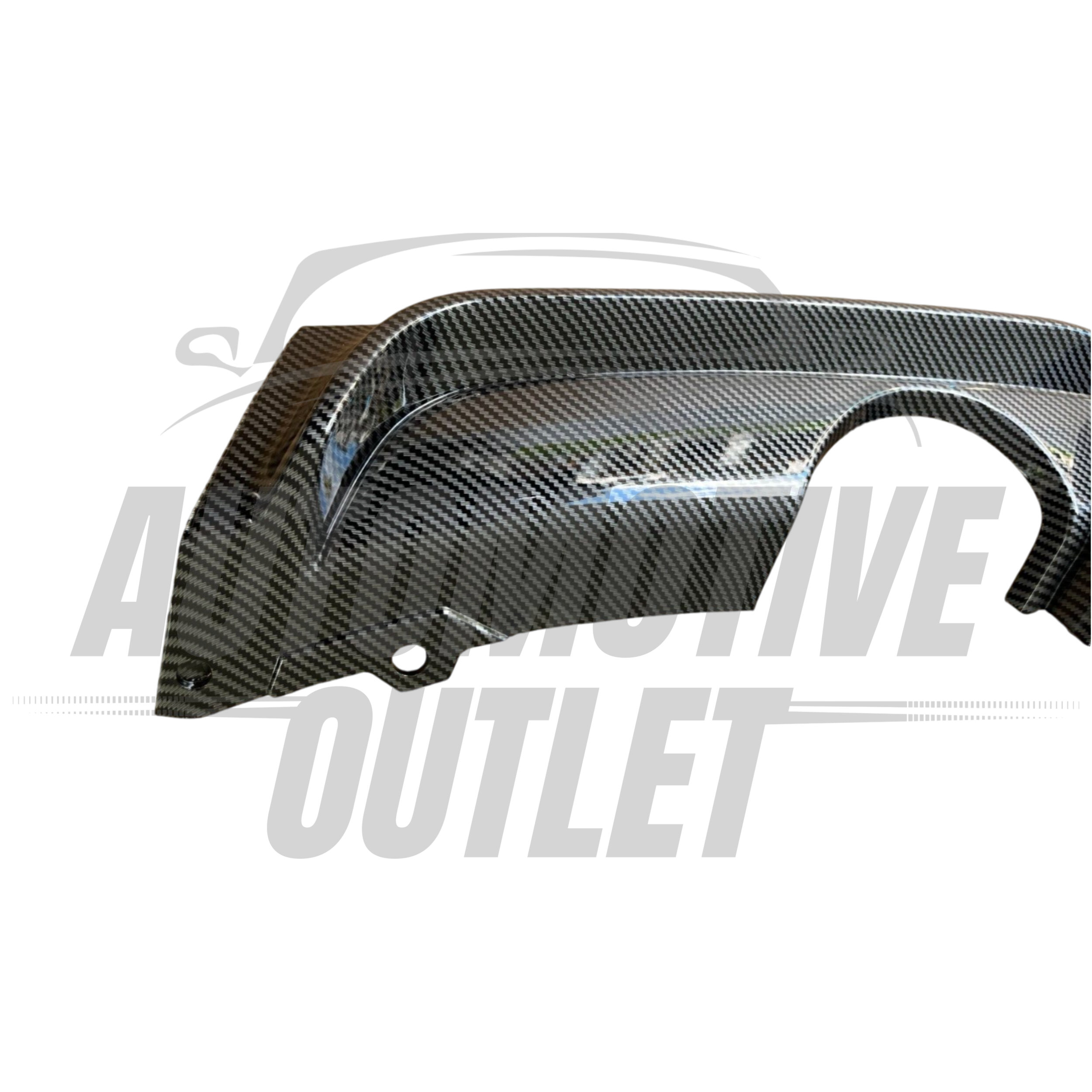 REAR VALANCE DIFFUSER DUAL EXIT M SPORT CARBON FOR BMW 3 SERIES F30 F31 5