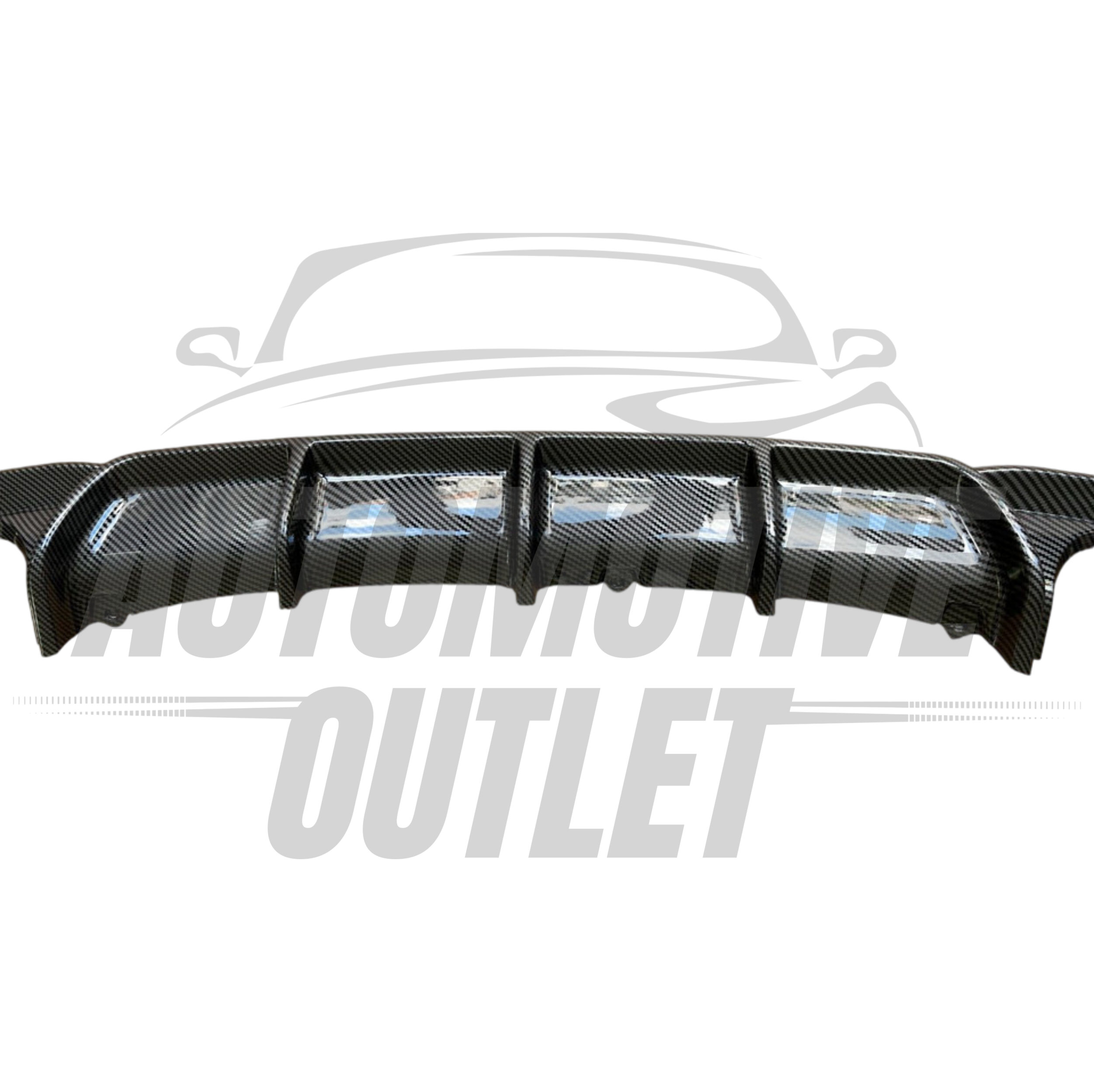 REAR VALANCE DIFFUSER DUAL EXIT M SPORT CARBON FOR BMW 3 SERIES F30 F31 6