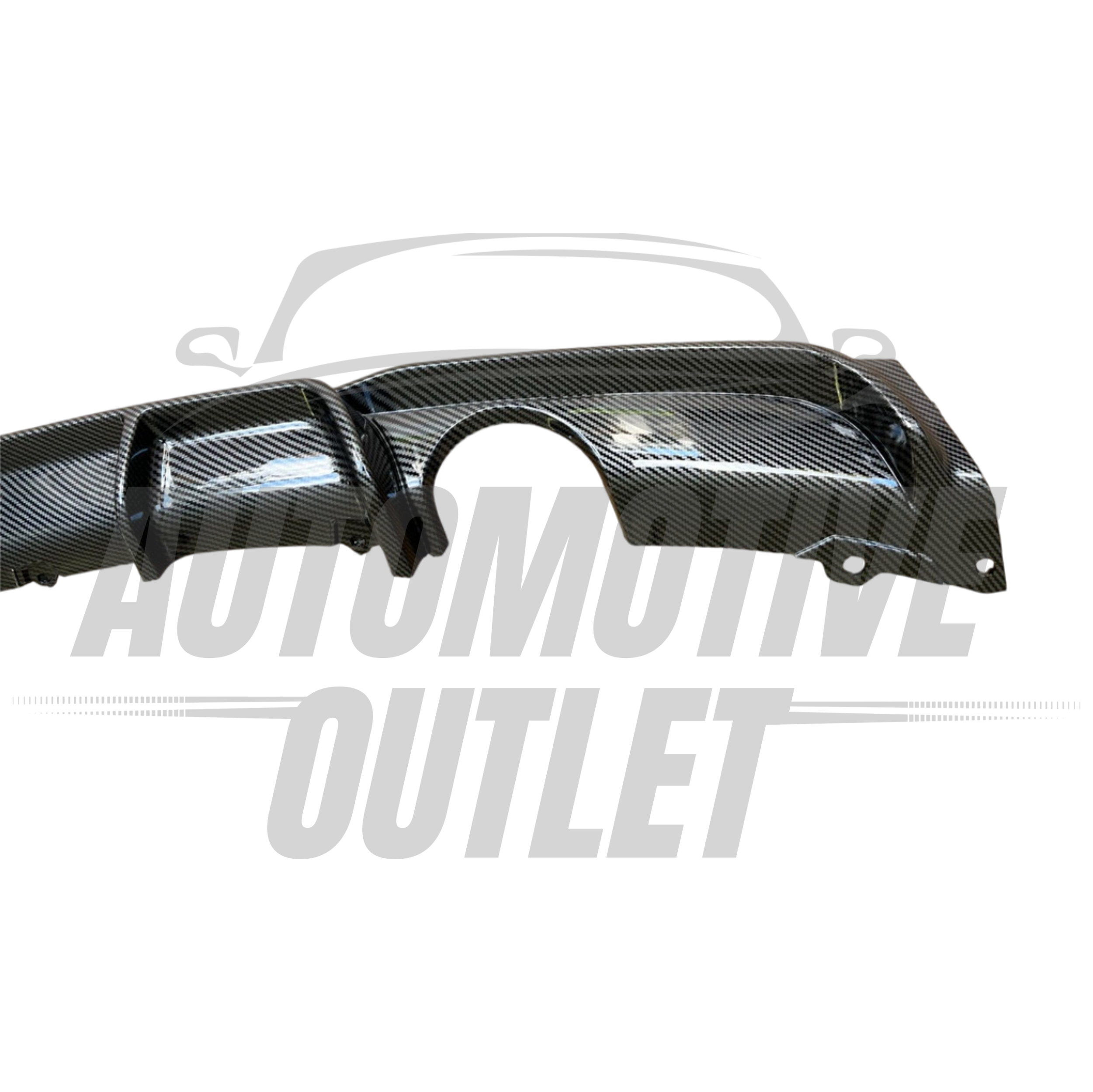 REAR VALANCE DIFFUSER DUAL EXIT M SPORT CARBON FOR BMW 3 SERIES F30 F31 7