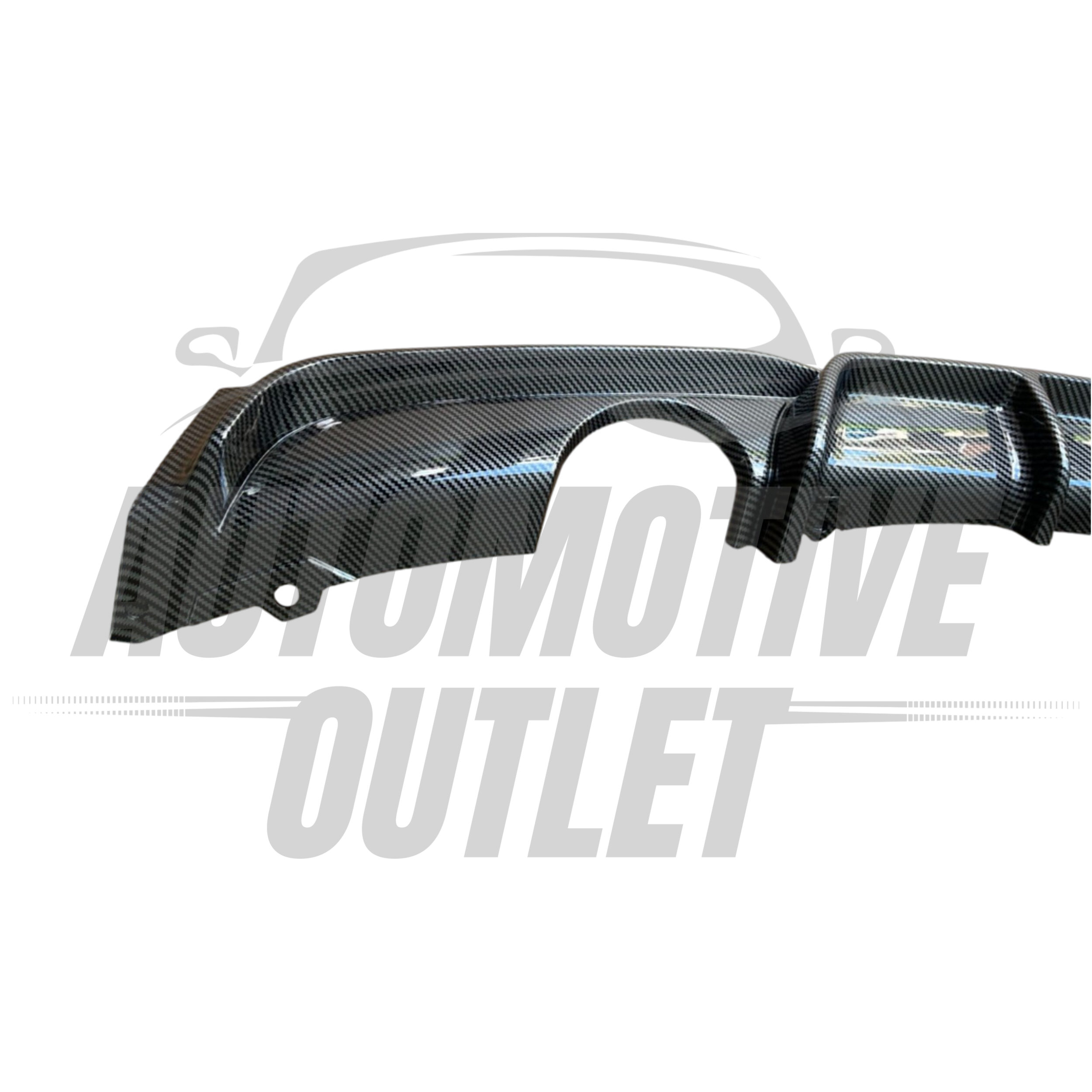 REAR VALANCE DIFFUSER DUAL EXIT M SPORT CARBON FOR BMW 3 SERIES F30 F31 8