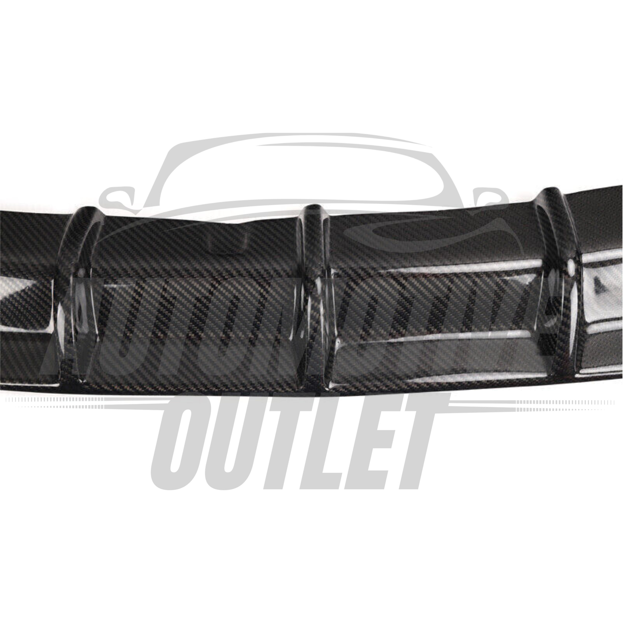 REAR DIFFUSER SPOILER LIP M SPORT DUAL EXIT CARBON FOR BMW 3 SERIES F30 F31 7
