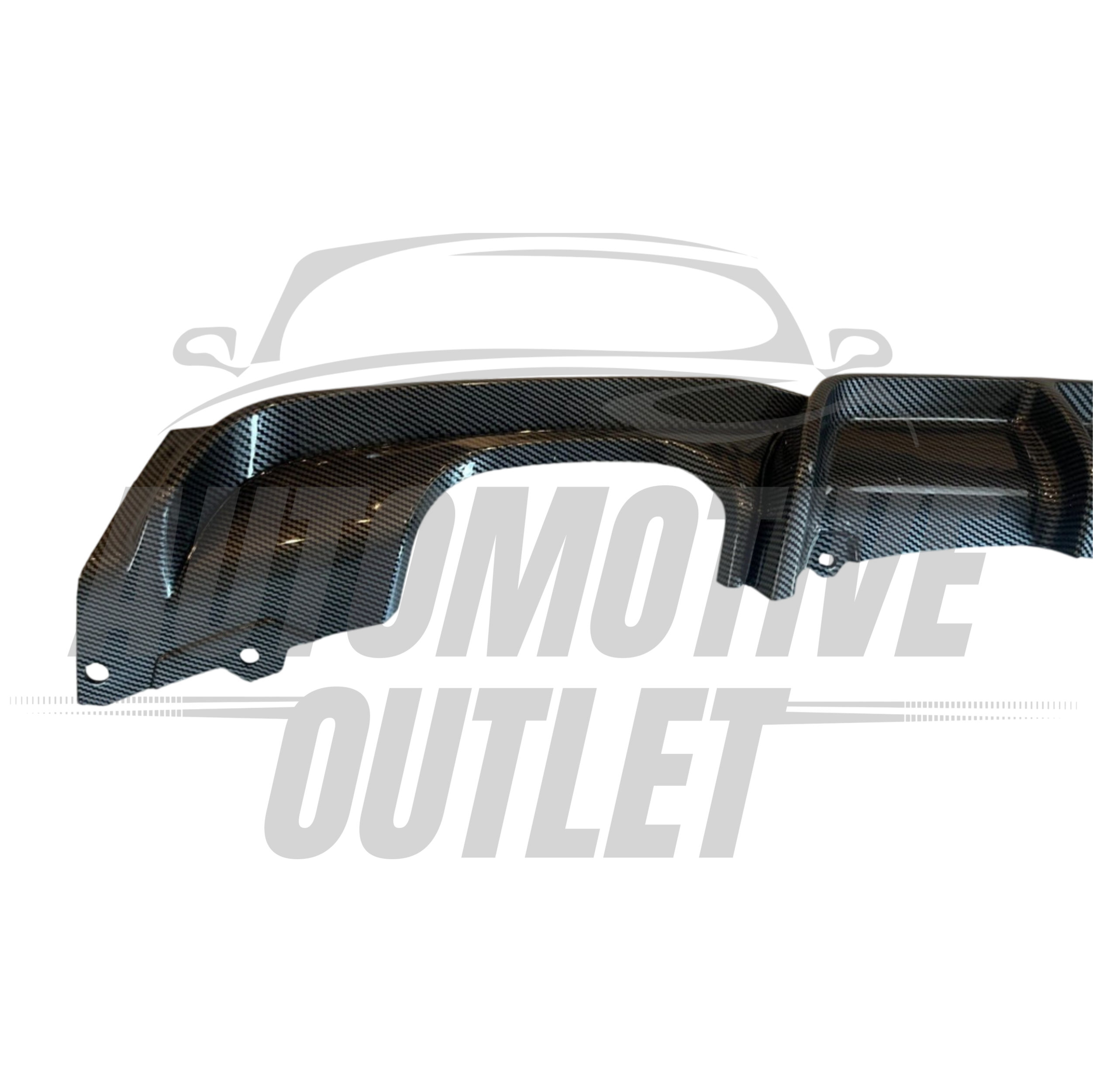 REAR DIFFUSER SPOILER LIP M SPORT DUAL EXIT CARBON FOR BMW 3 SERIES F30 F31 8