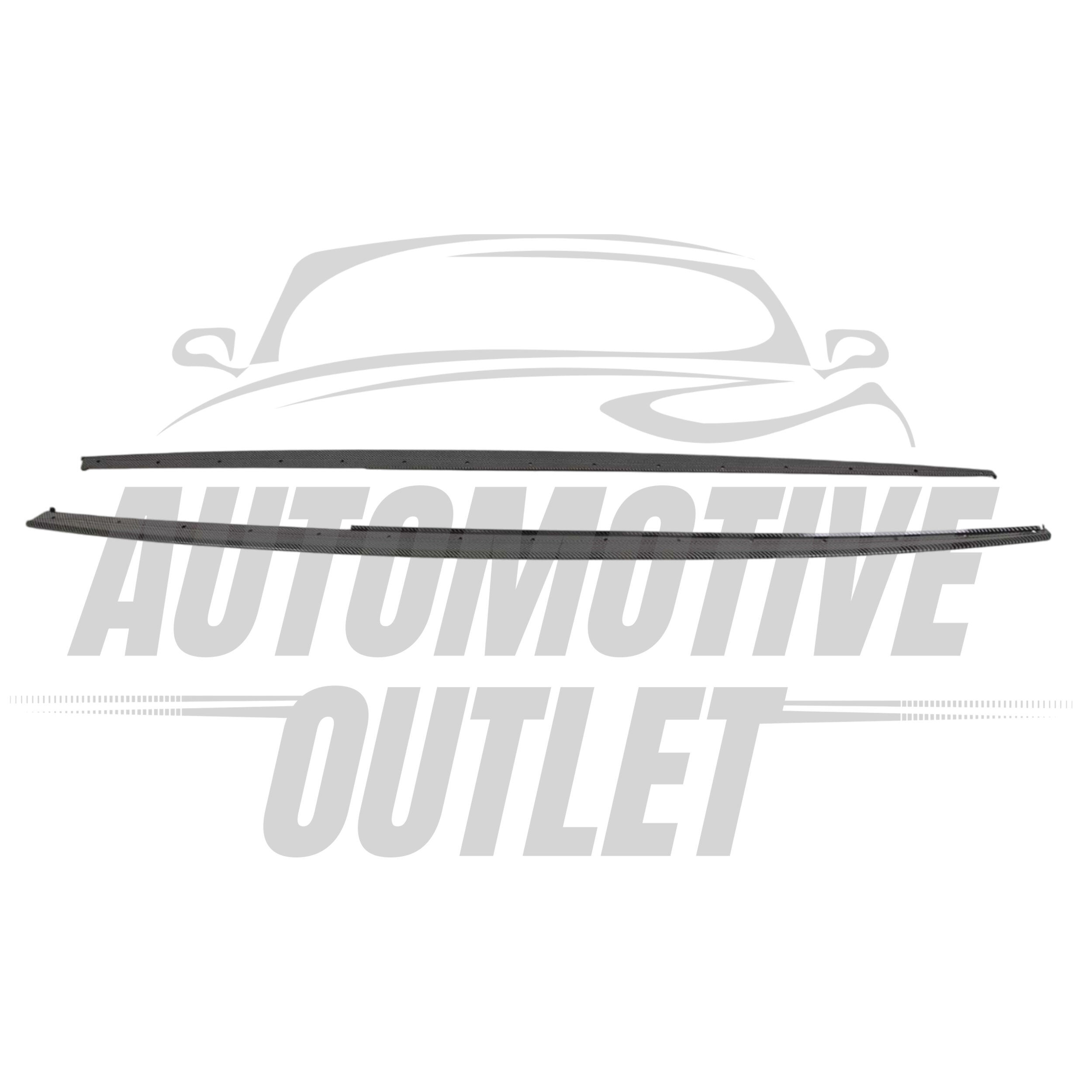 SIDE SKIRTS EXTENSION BLADES M SPORT CARBON LOOK FOR BMW 3 SERIES F30 F31 2