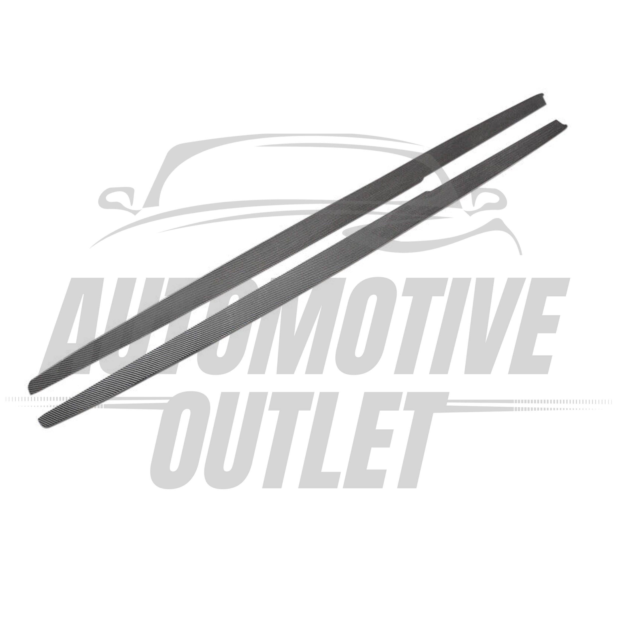 SIDE SKIRTS EXTENSION BLADES M SPORT CARBON LOOK FOR BMW 3 SERIES F30 F31 6