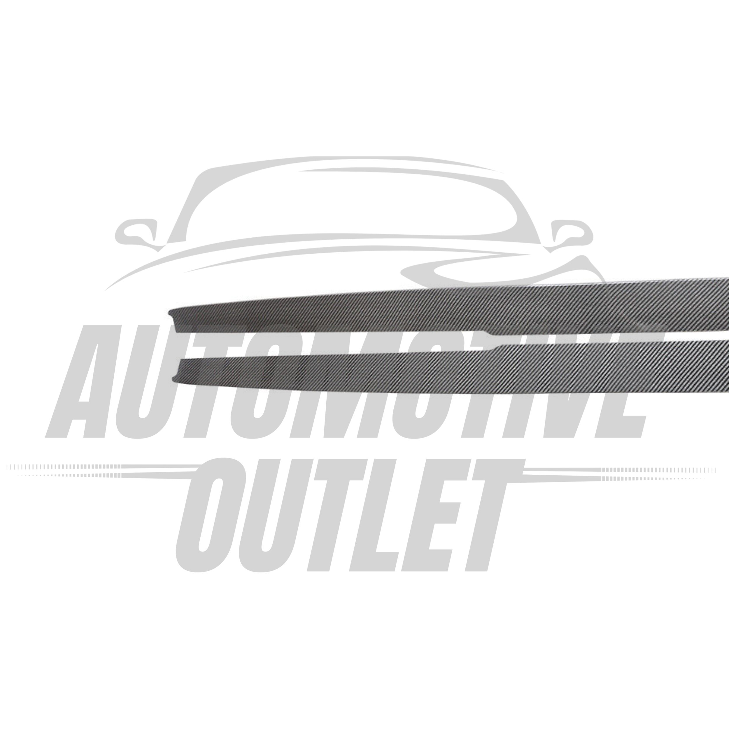 SIDE SKIRTS EXTENSION BLADES M SPORT CARBON LOOK FOR BMW 3 SERIES F30 F31 7