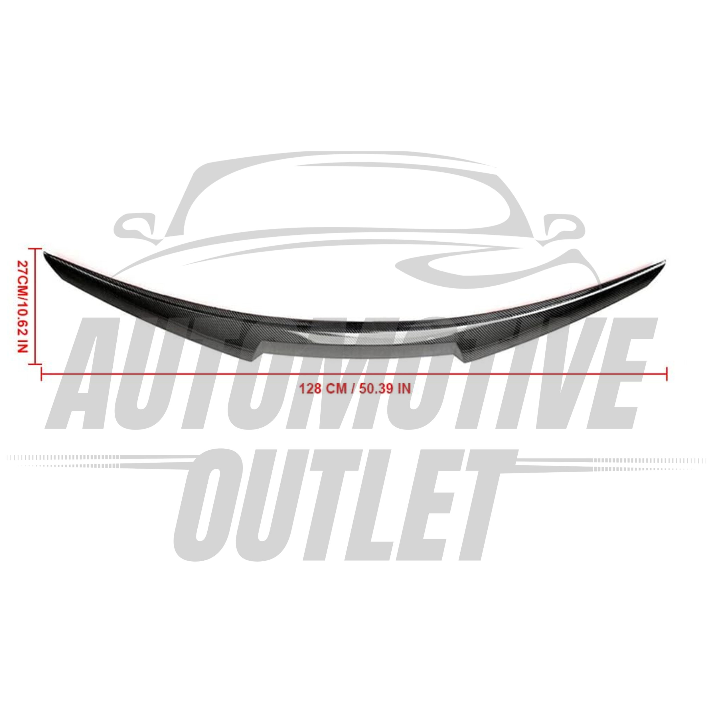 REAR SPOILER M SPORT V STYLE CARBON FOR BMW 3 SERIES F30 F31 F80 M4 12-18 6