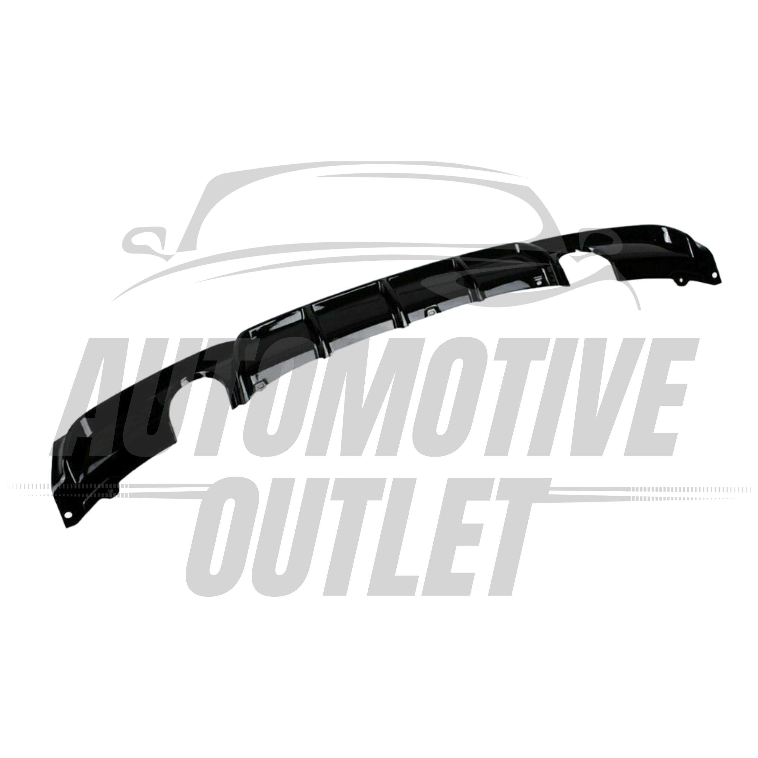 REAR DIFFUSER M SPORT PERFORMANCE TWIN EXIT GLOSS BLACK FOR BMW 3 SERIES F30 F31 6
