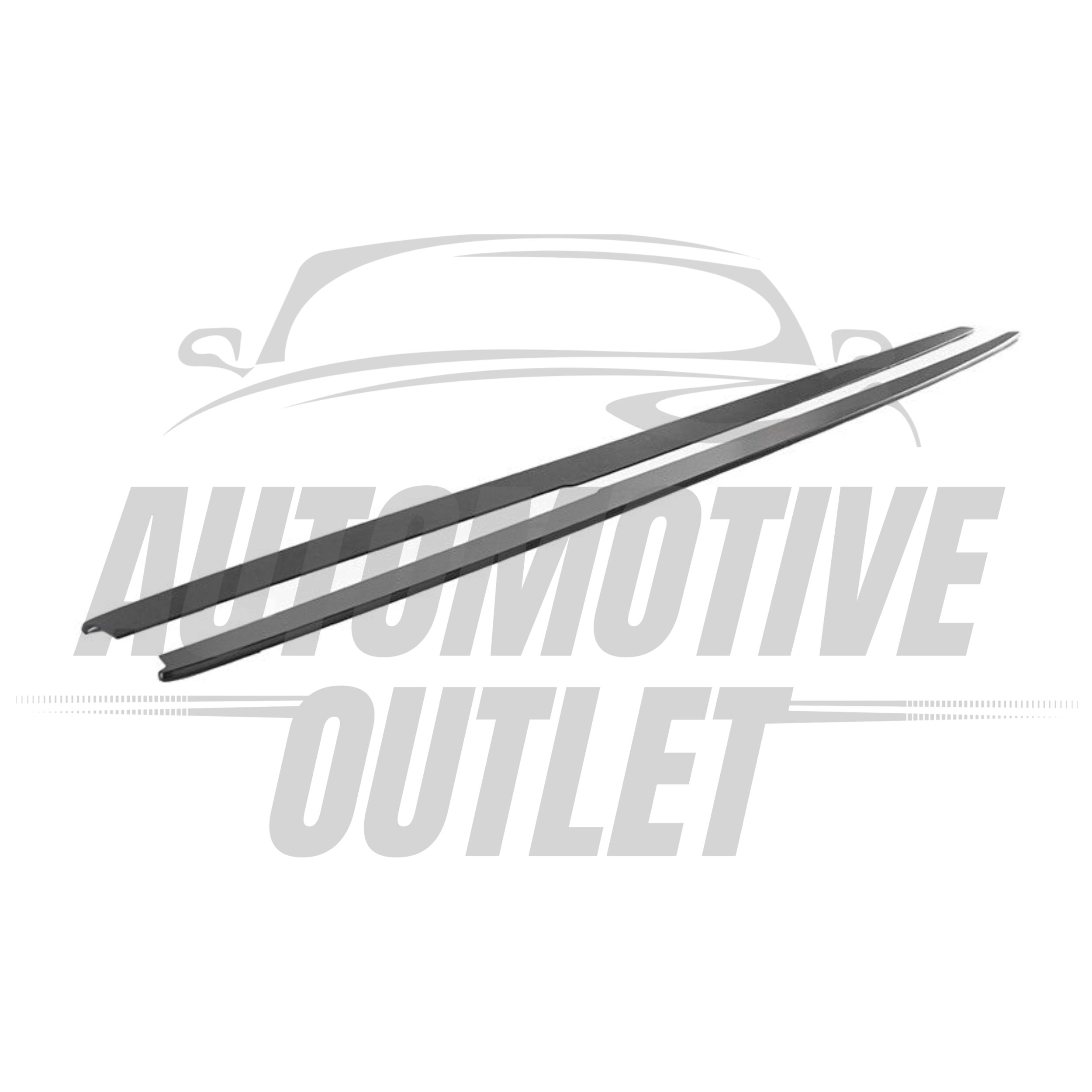 M PERFORMANCE SIDE SKIRT EXTENSION BLADES MATTE BLACK FOR BMW 3-SERIES F30 12-18 3