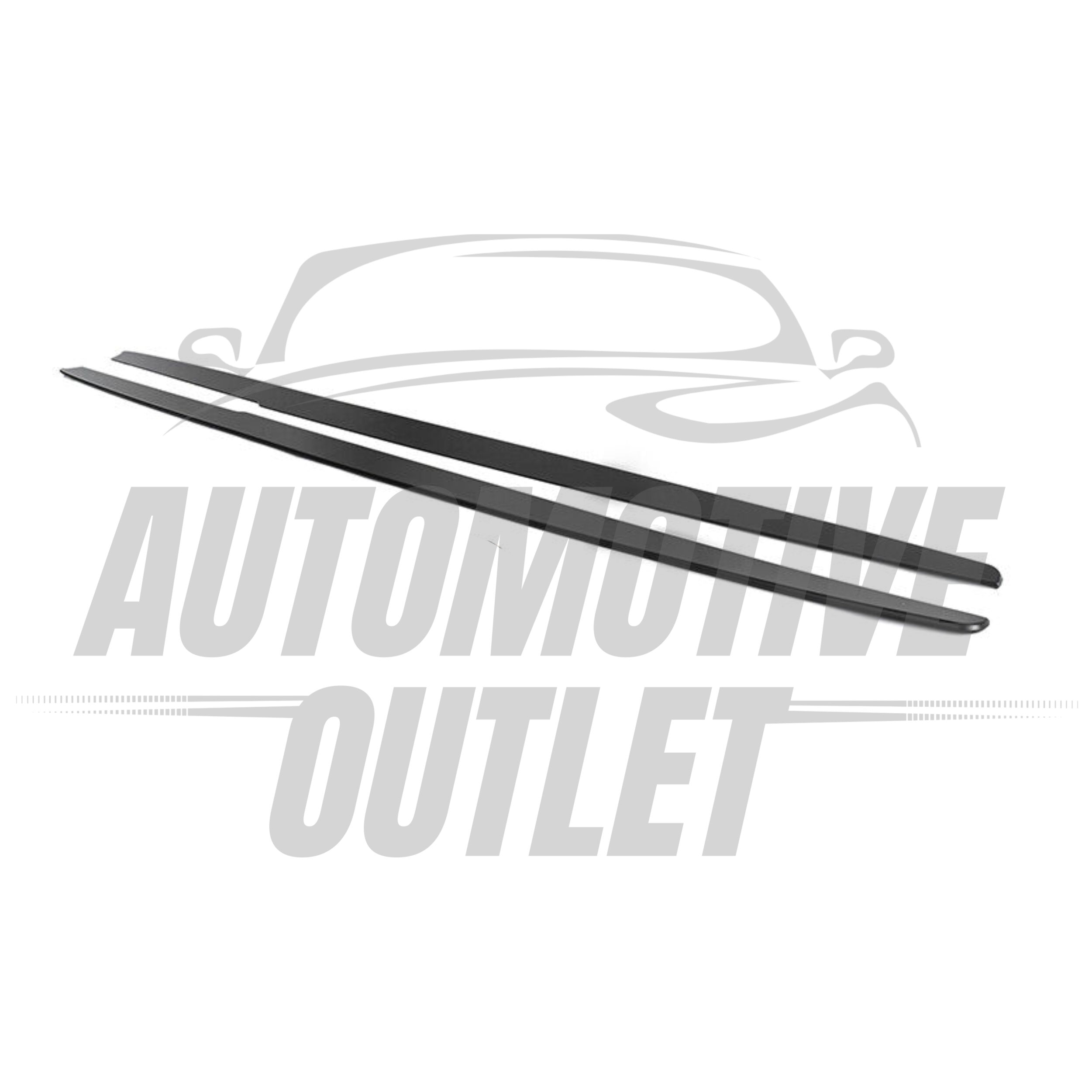 M PERFORMANCE SIDE SKIRT EXTENSION BLADES MATTE BLACK FOR BMW 3-SERIES F30 12-18 4
