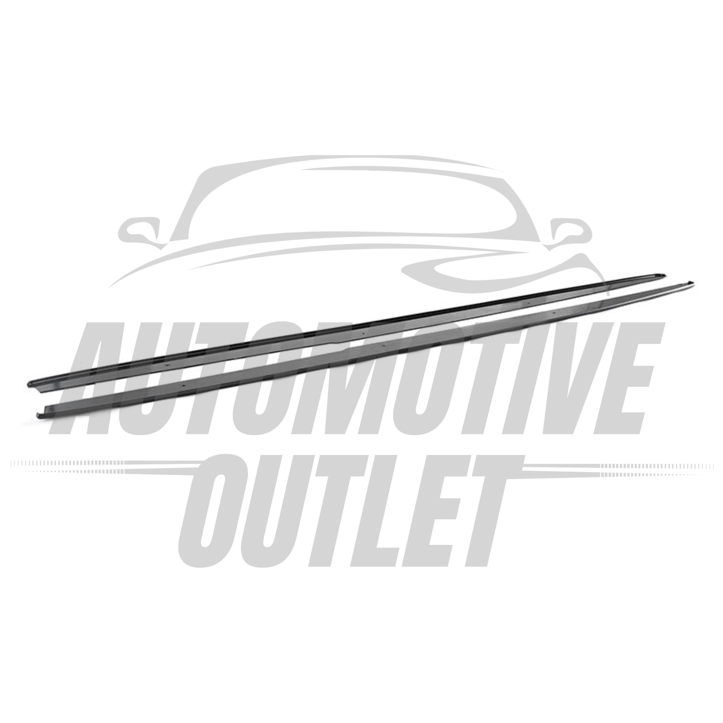 M PERFORMANCE SIDE SKIRT EXTENSION BLADES MATTE BLACK FOR BMW 3-SERIES F30 12-18 5