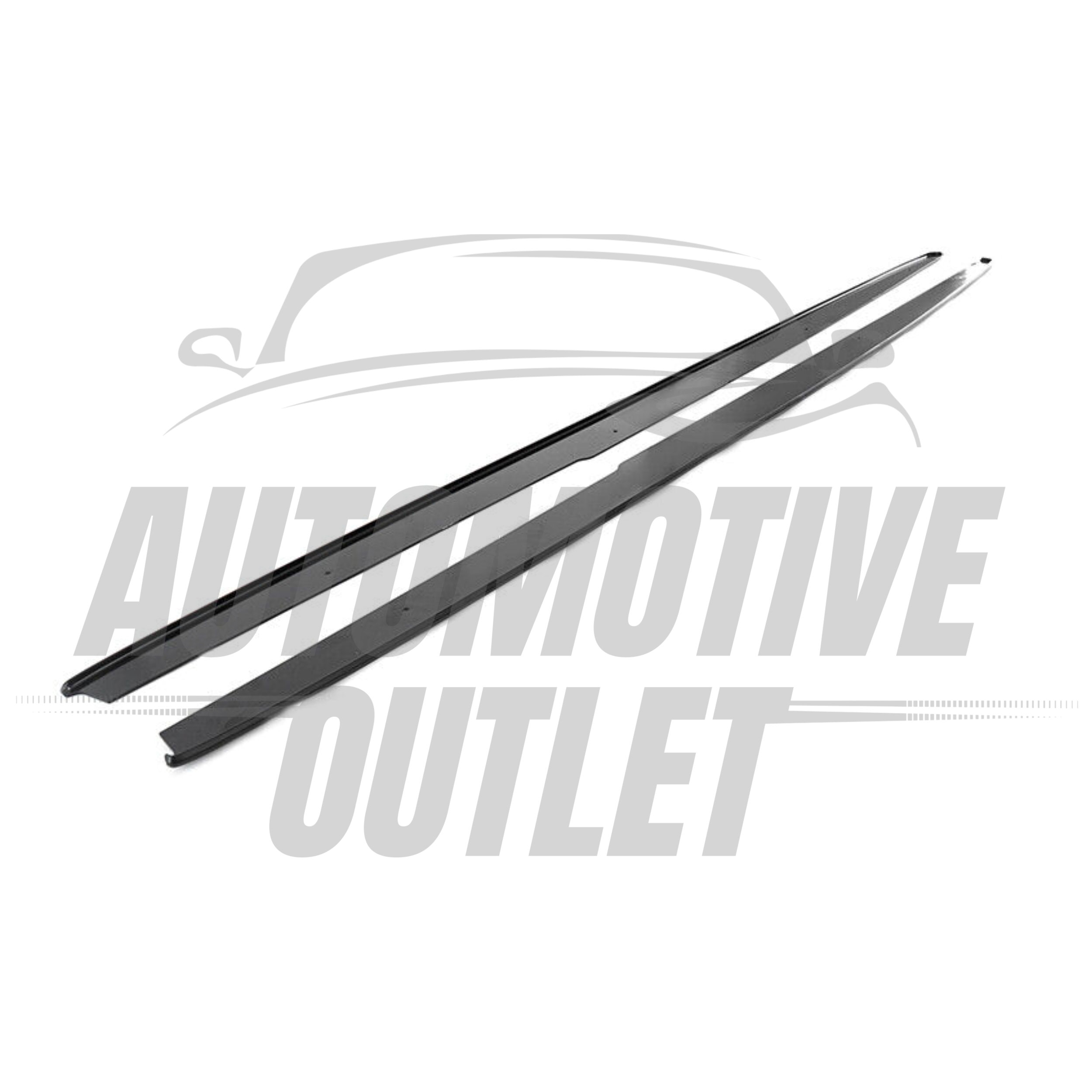 M PERFORMANCE SIDE SKIRT EXTENSION BLADES MATTE BLACK FOR BMW 3-SERIES F30 12-18 8