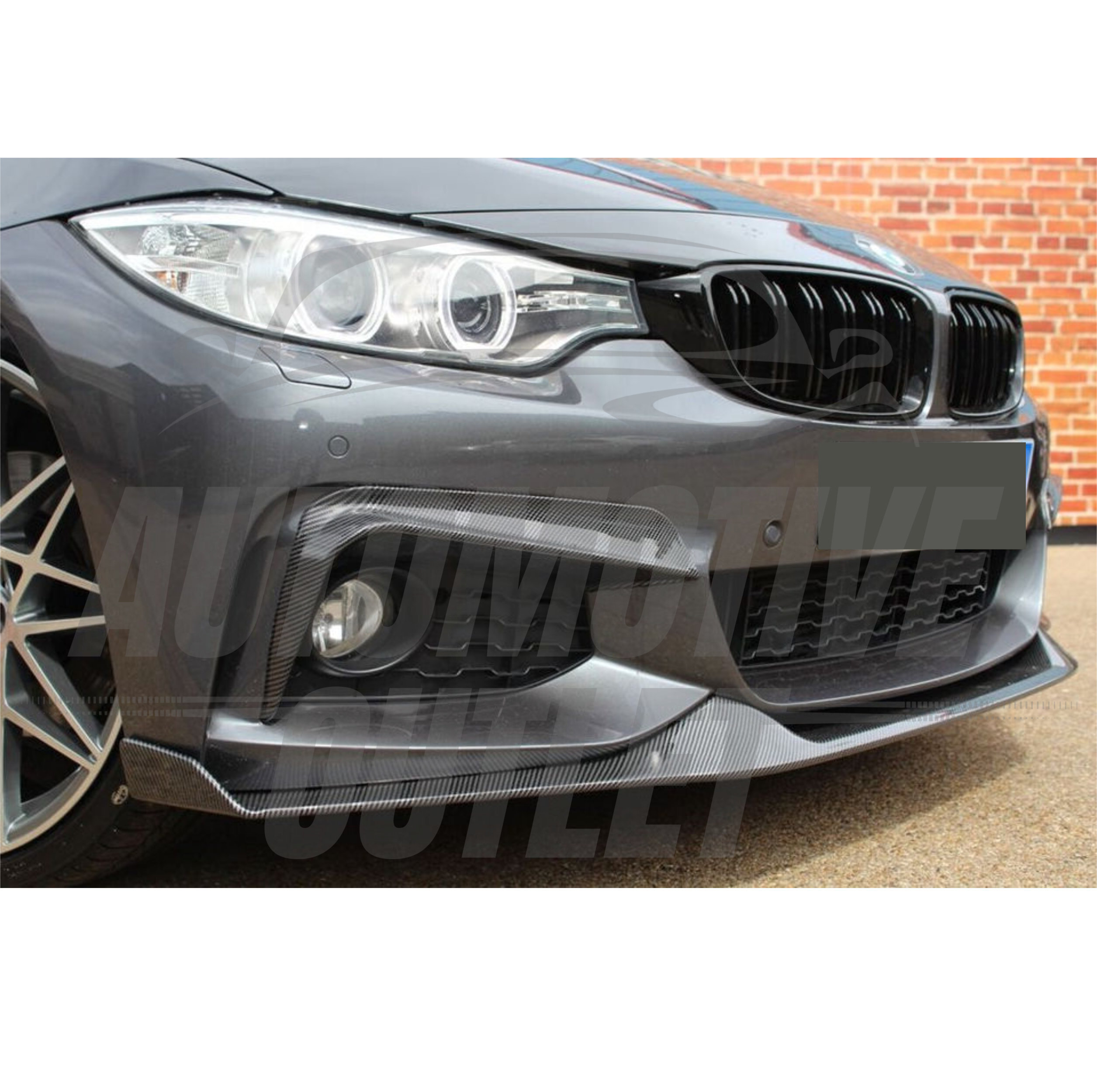 FRONT SPLITTER M SPORTMAD STYLE LIP CARBON FOR BMW 4 SERIES F32 F33 F36 11-19 8