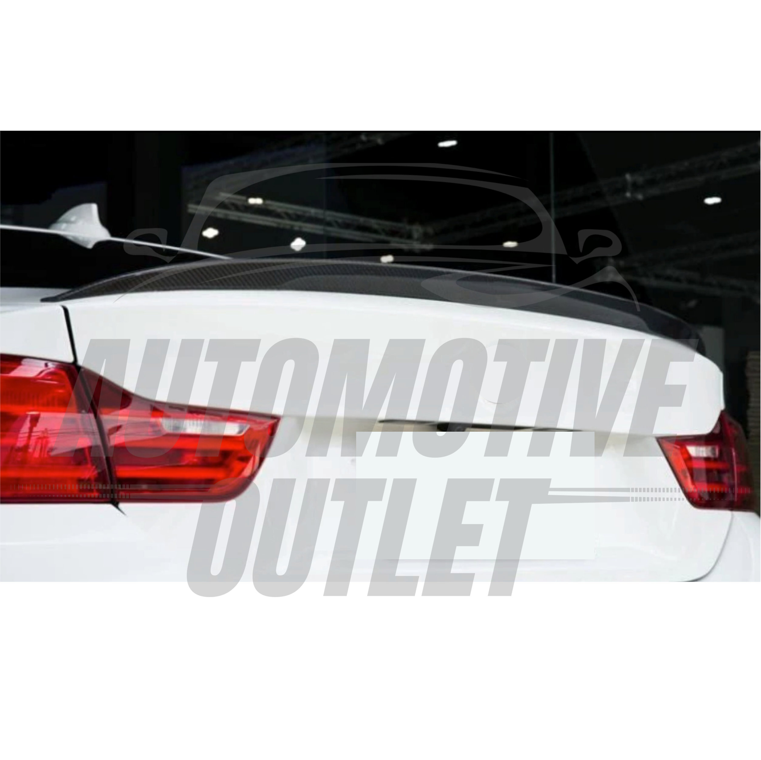 REAR SPOILER PERFORMANCE M SPORT LIP CARBON FOR BMW 4 SERIES F32 F33 F36 8