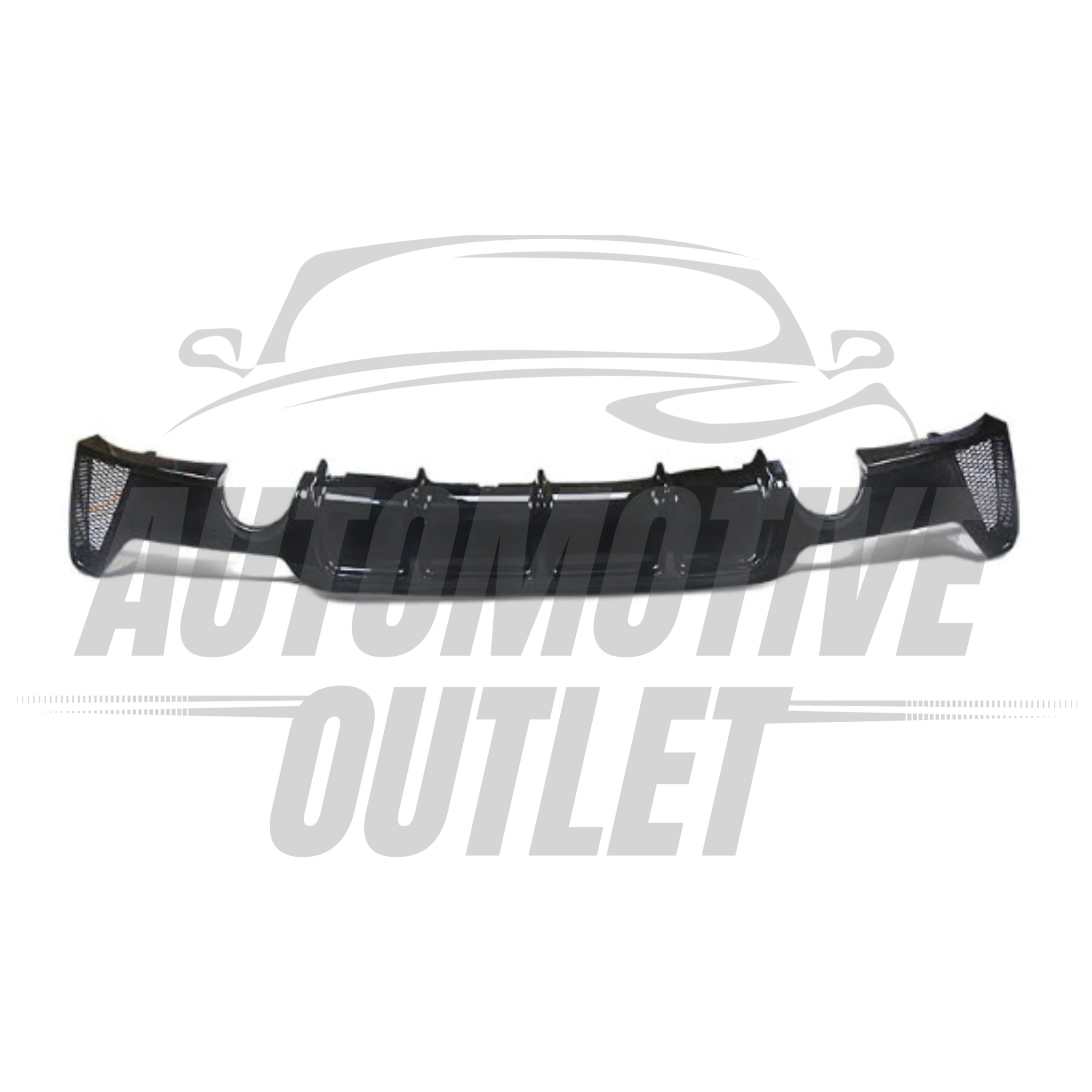 REAR DIFFUSER M SPORT PERFORMANCE GLOSS BLACK FOR BMW 4 SERIES F32 F33 F36 14-21 2