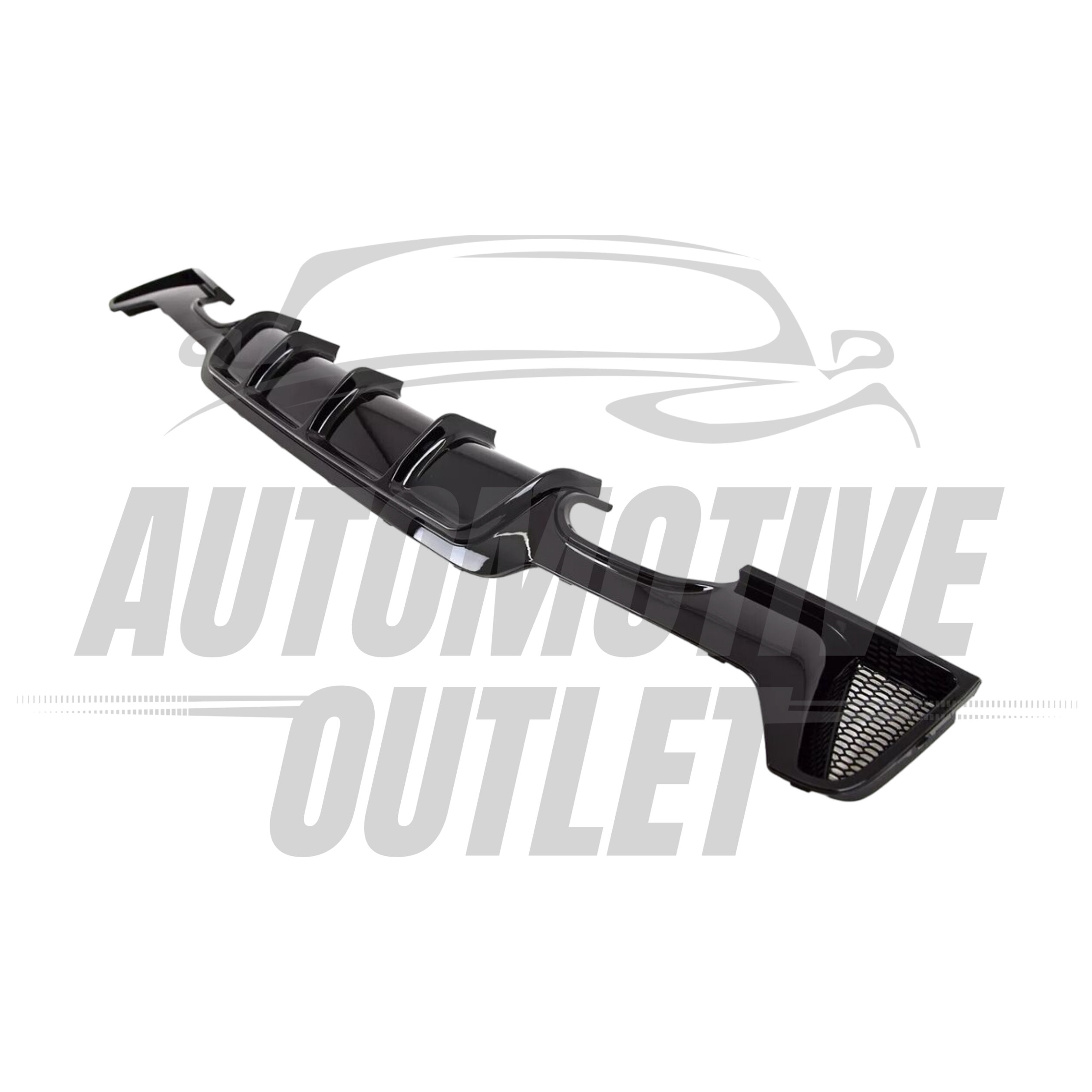 REAR DIFFUSER M SPORT PERFORMANCE GLOSS BLACK FOR BMW 4 SERIES F32 F33 F36 14-21 3