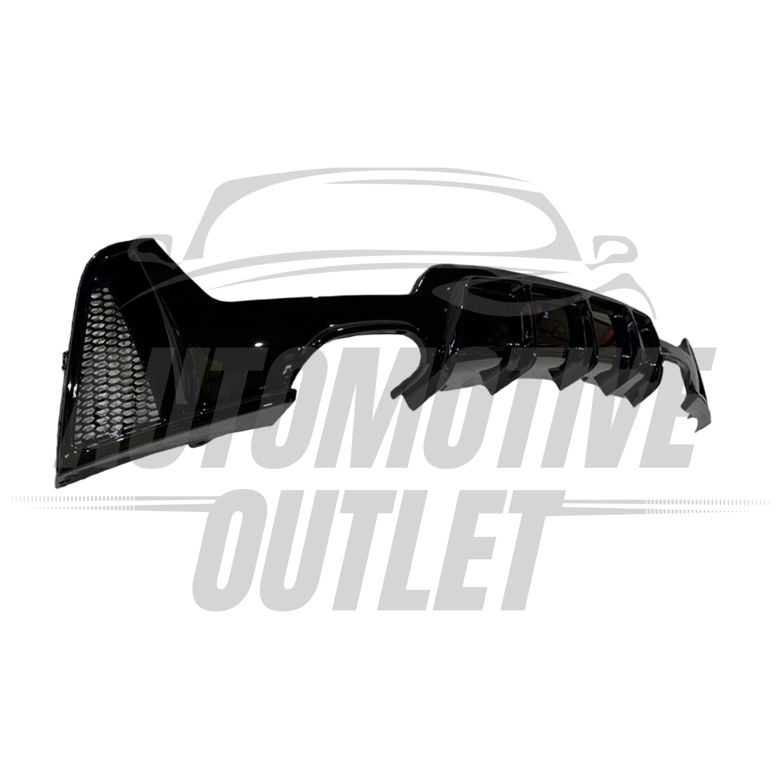 REAR DIFFUSER M SPORT PERFORMANCE GLOSS BLACK FOR BMW 4 SERIES F32 F33 F36 14-21 4