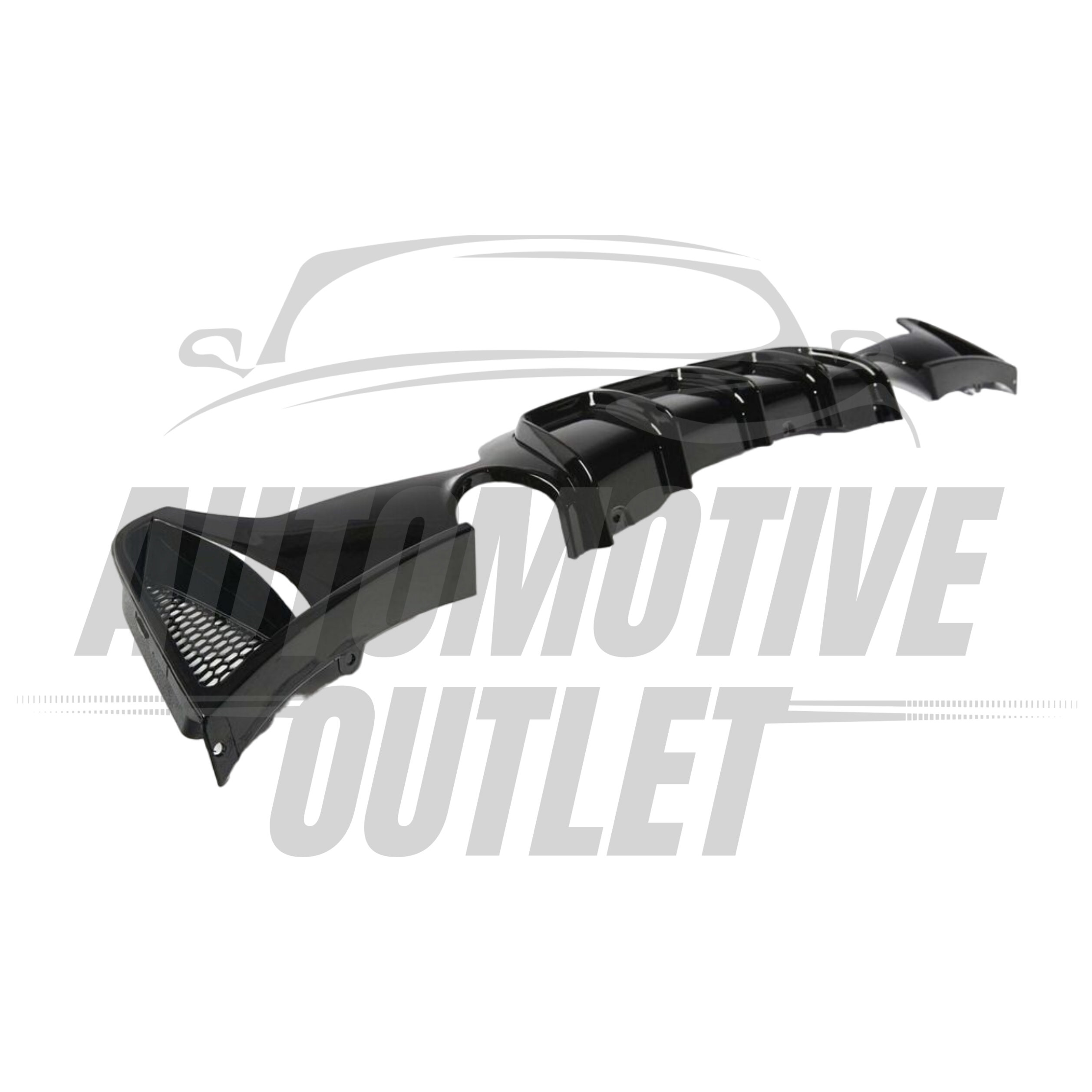 REAR DIFFUSER M SPORT PERFORMANCE GLOSS BLACK FOR BMW 4 SERIES F32 F33 F36 14-21 6
