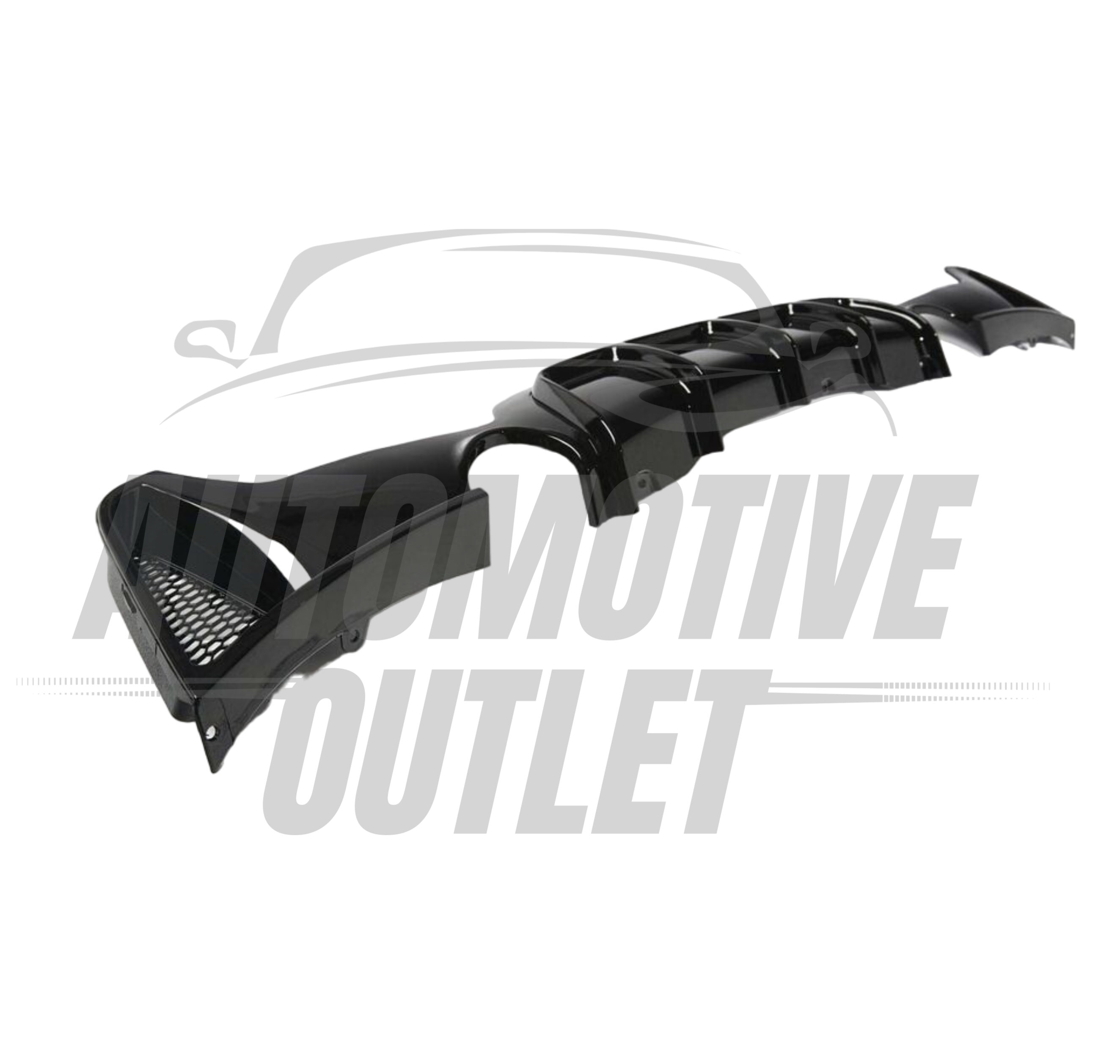 REAR DIFFUSER M SPORT PERFORMANCE GLOSS BLACK FOR BMW 4 SERIES F32 F33 F36 14-21 8
