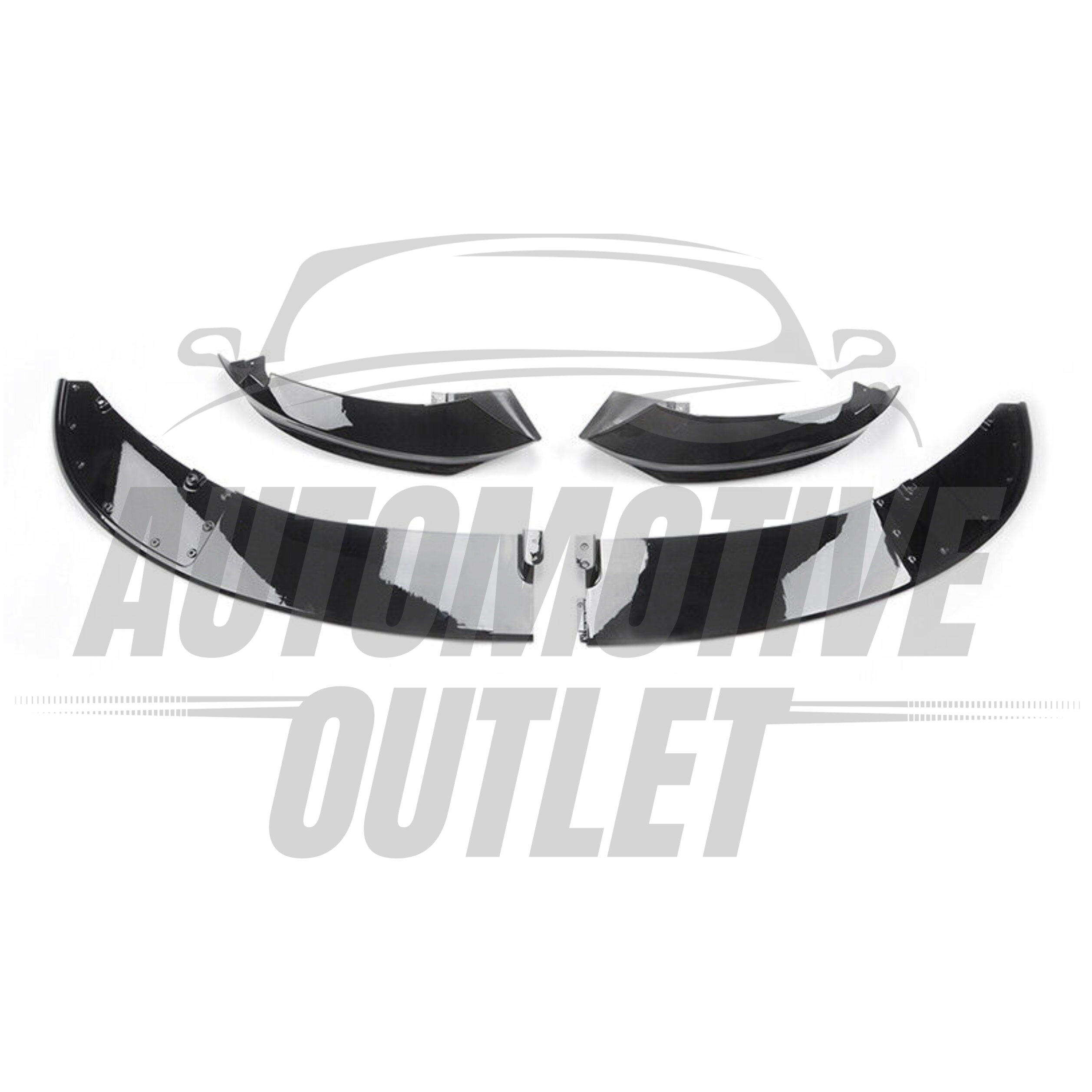 FRONT BUMPER SPLITTER M SPORT STYLE LIP GLOSS BLACK FOR BMW 4 SERIES F32 F33 F36 6