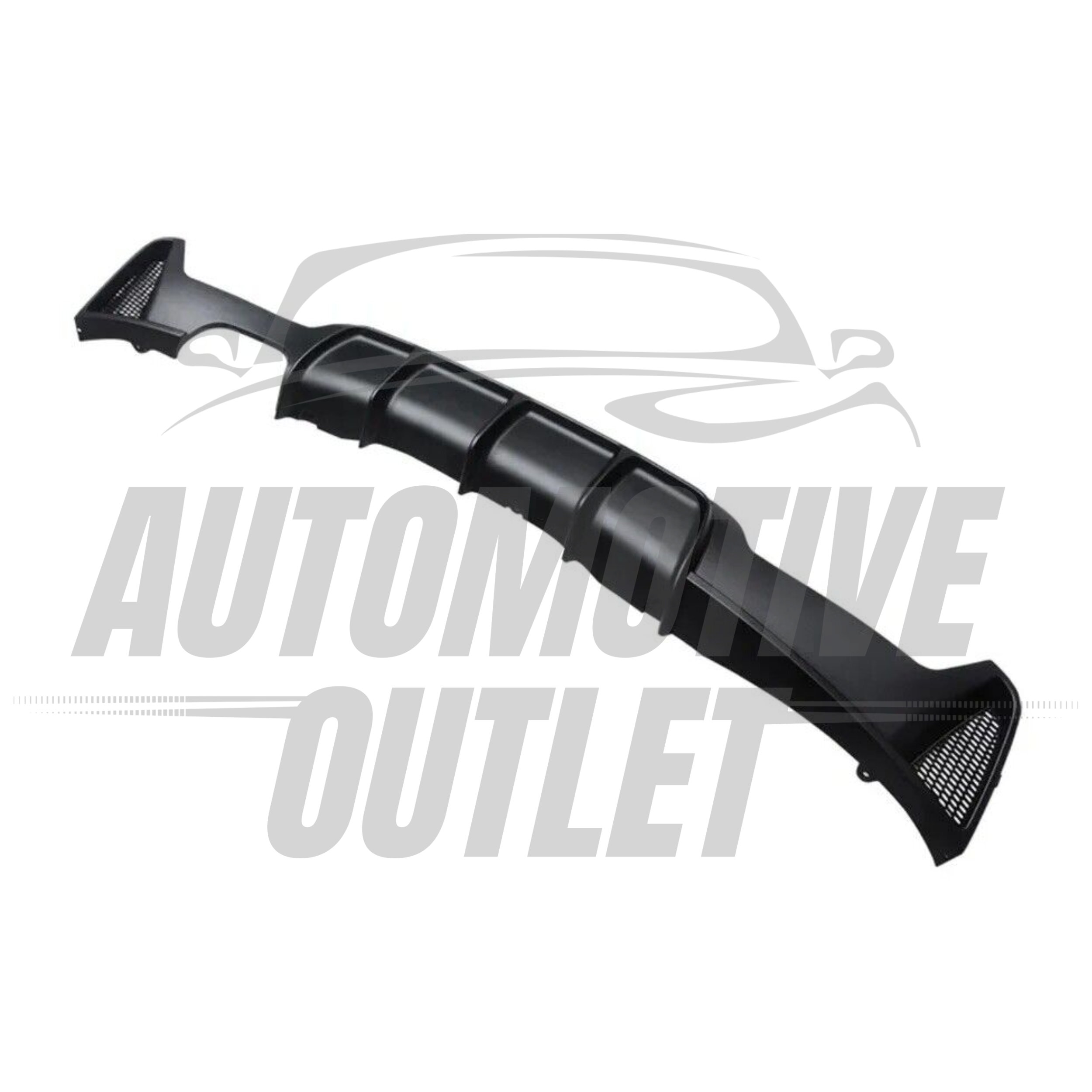 M SPORT MATTE BLACK TWIN EXHAUST REAR DIFFUSER VALANCE FOR BMW 4-SERIES F32 F33+ 5