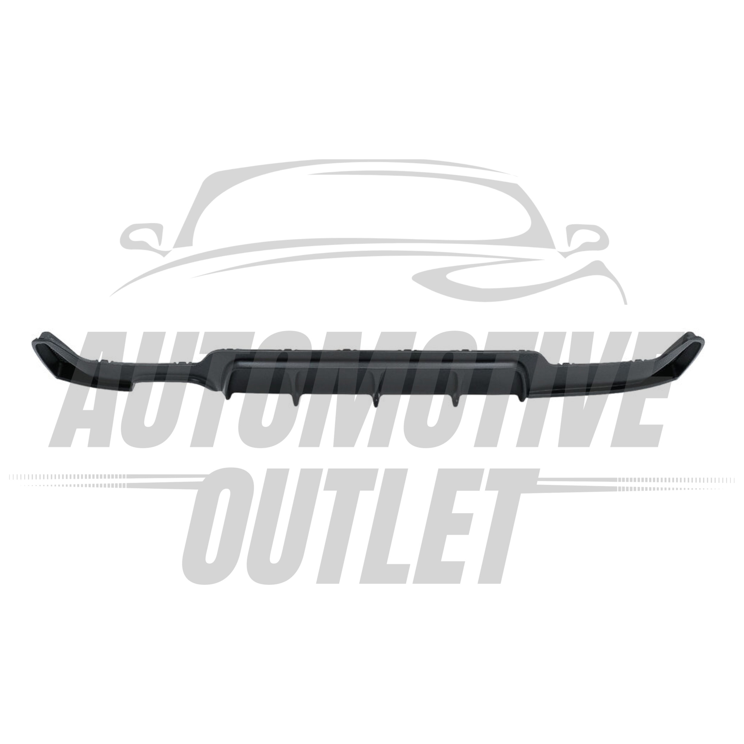 M SPORT MATTE BLACK TWIN EXHAUST REAR DIFFUSER VALANCE FOR BMW 4-SERIES F32 F33+ 7